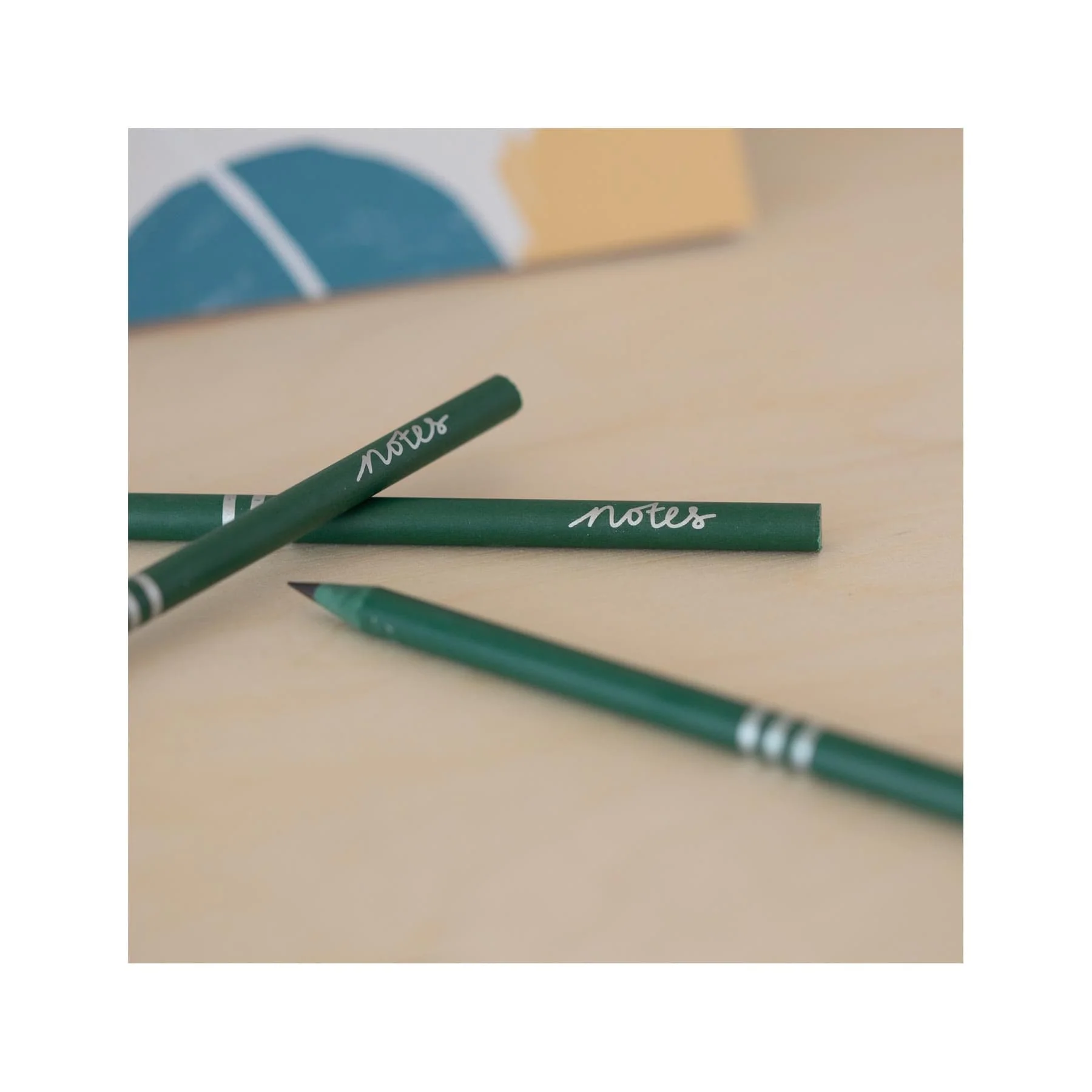 Recycled pencils - olive - Image 2