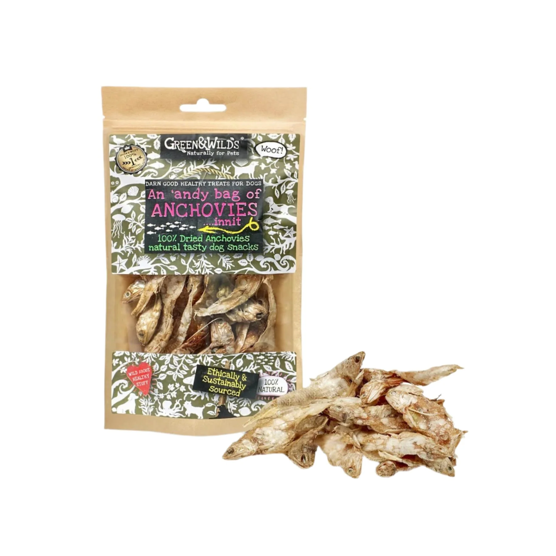 Andy bag of anchovies 50g