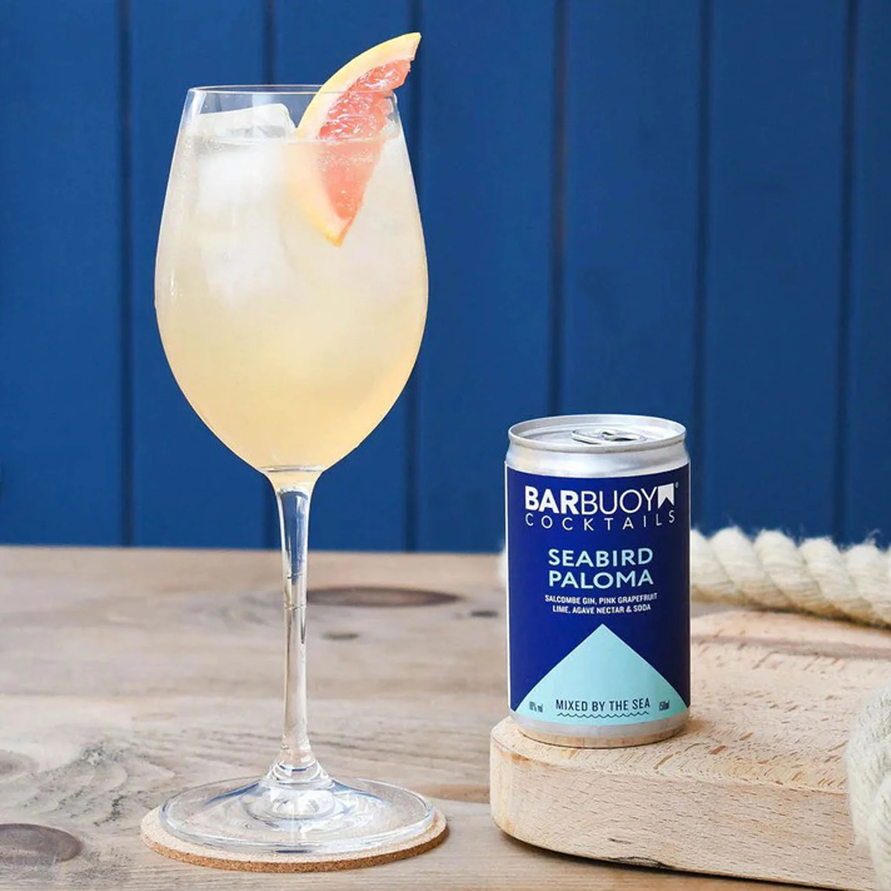 Seabird paloma ready-made gin cocktail 150ml - Image 2