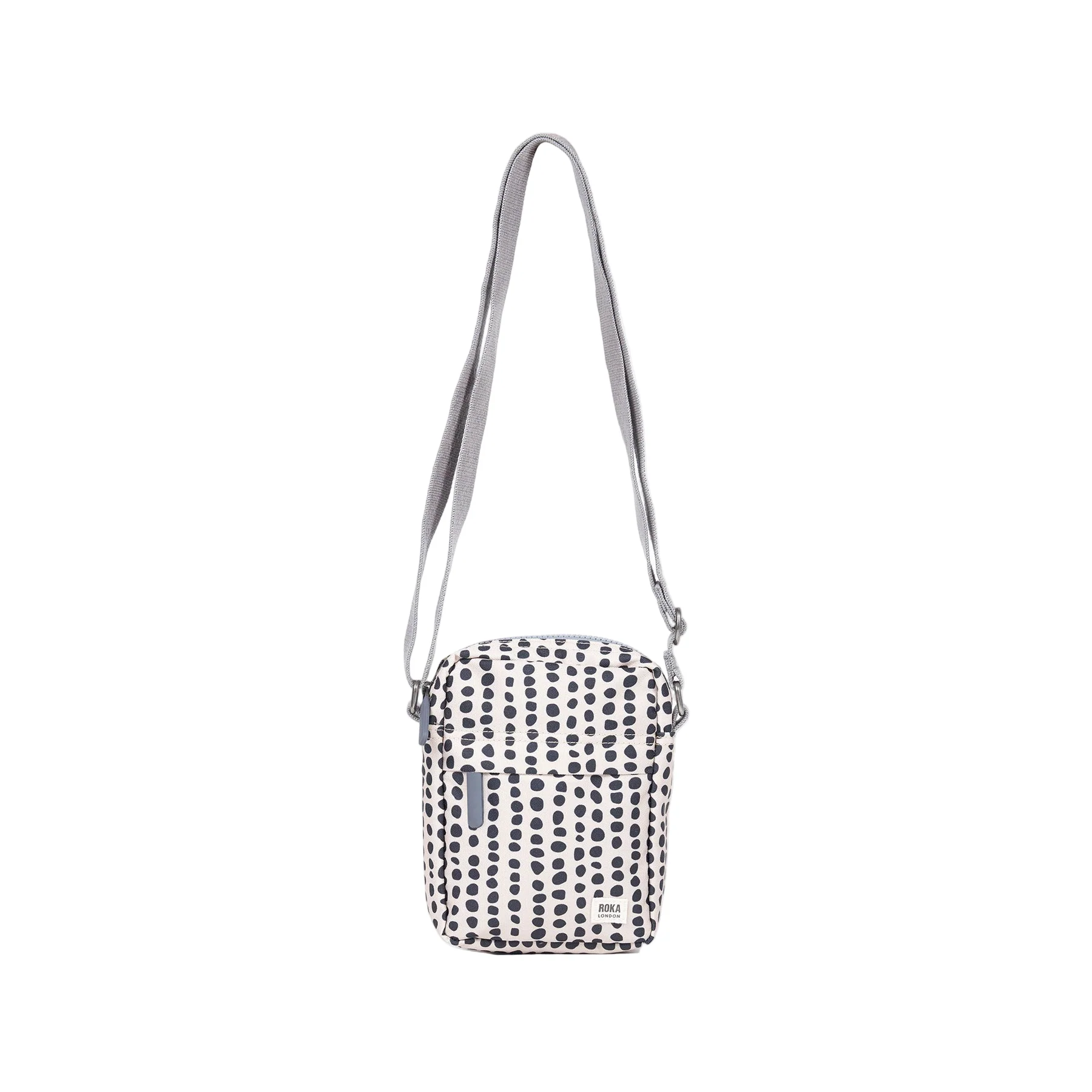 Bond linear dot recycled canvas crossbody