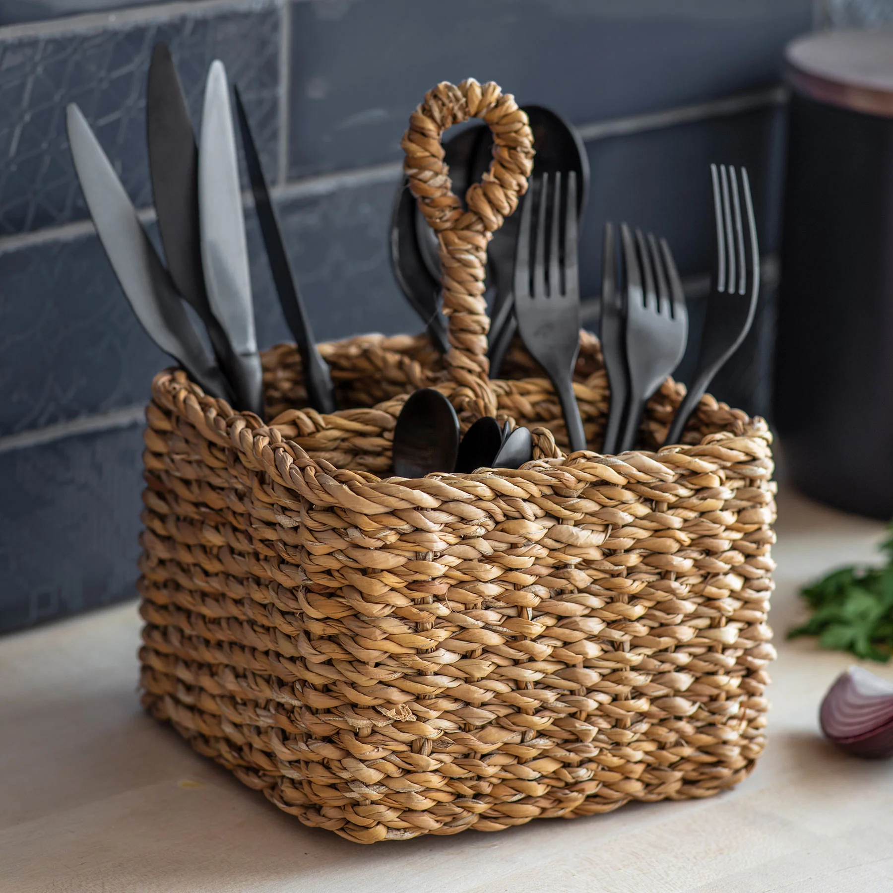 Brading cutlery holder natural - Image 2
