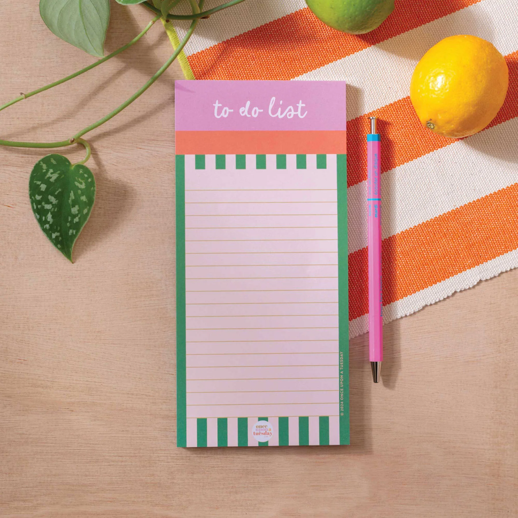 Cabana stripe to do list pad - Image 5