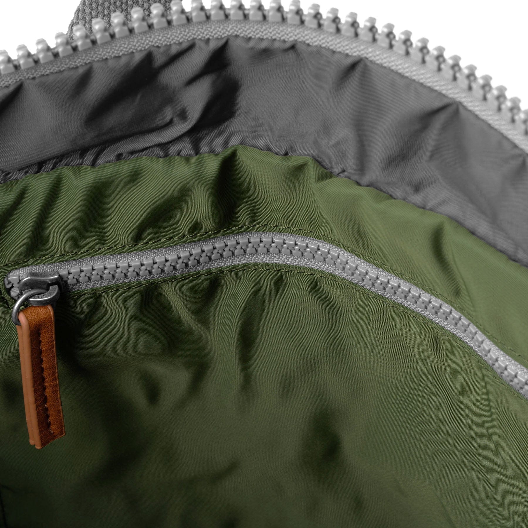 Canfield B avocado recycled nylon backpack - Image 5