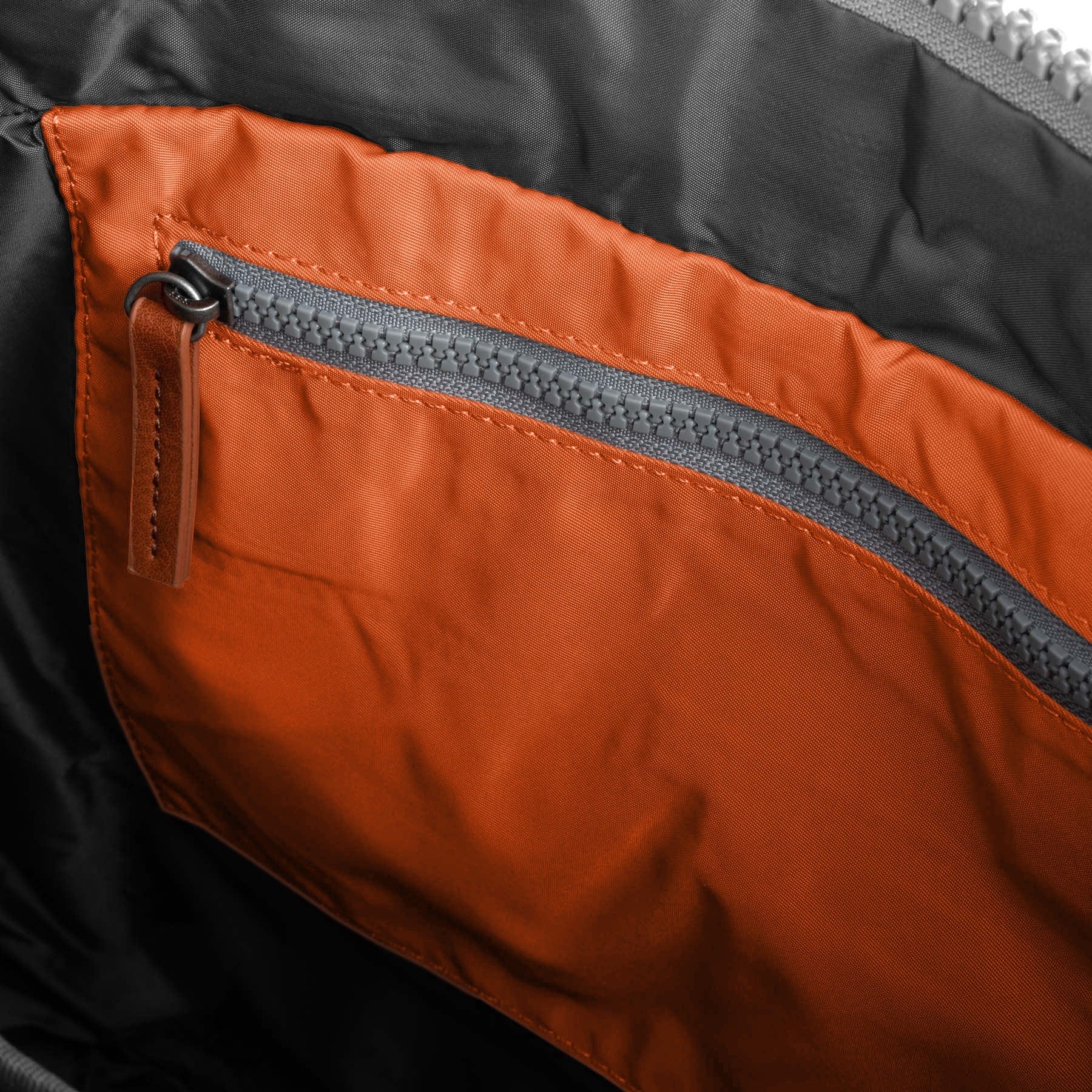 Canfield B burnt orange recycled nylon backpack - Image 5