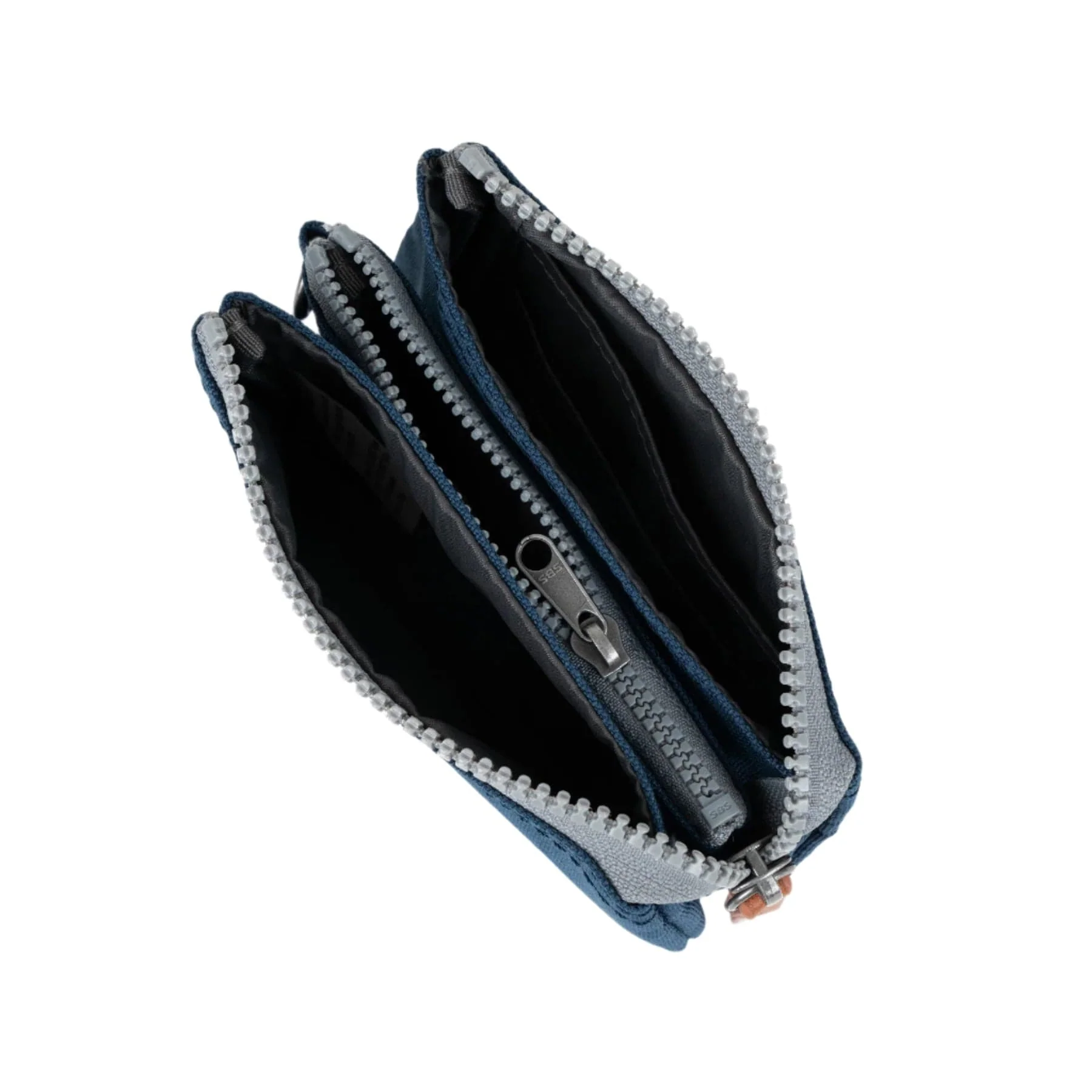 Carnaby deep blue recycled canvas wallet - Image 6