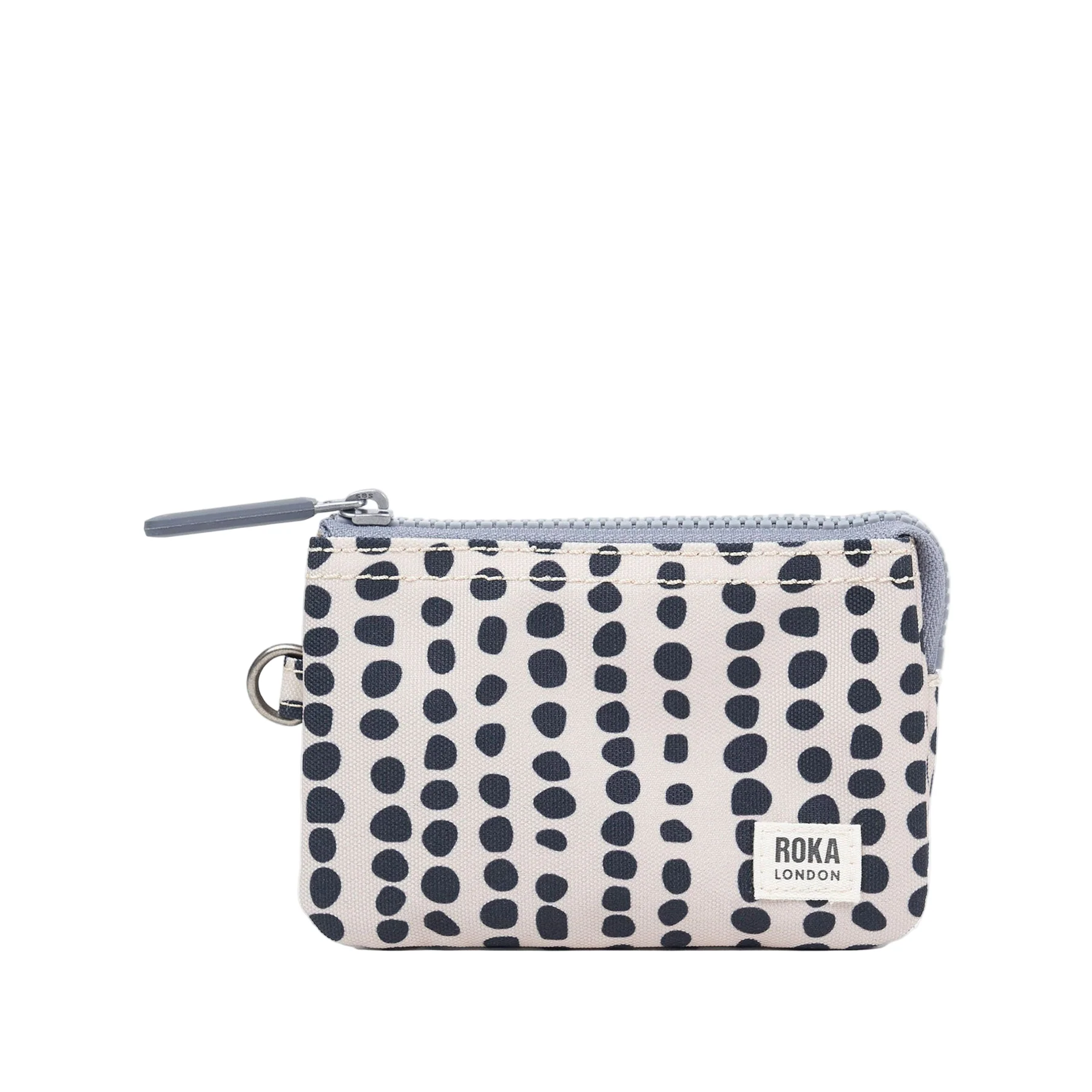 Carnaby linear dot recycled canvas wallet
