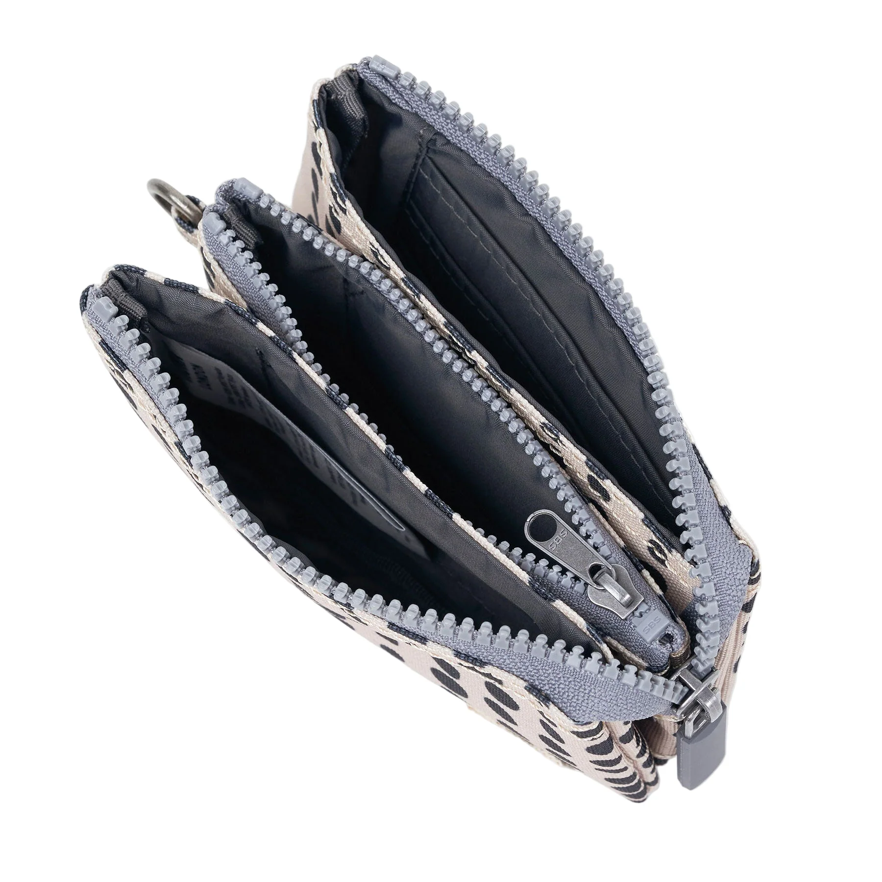 Carnaby linear dot recycled canvas wallet - Image 6