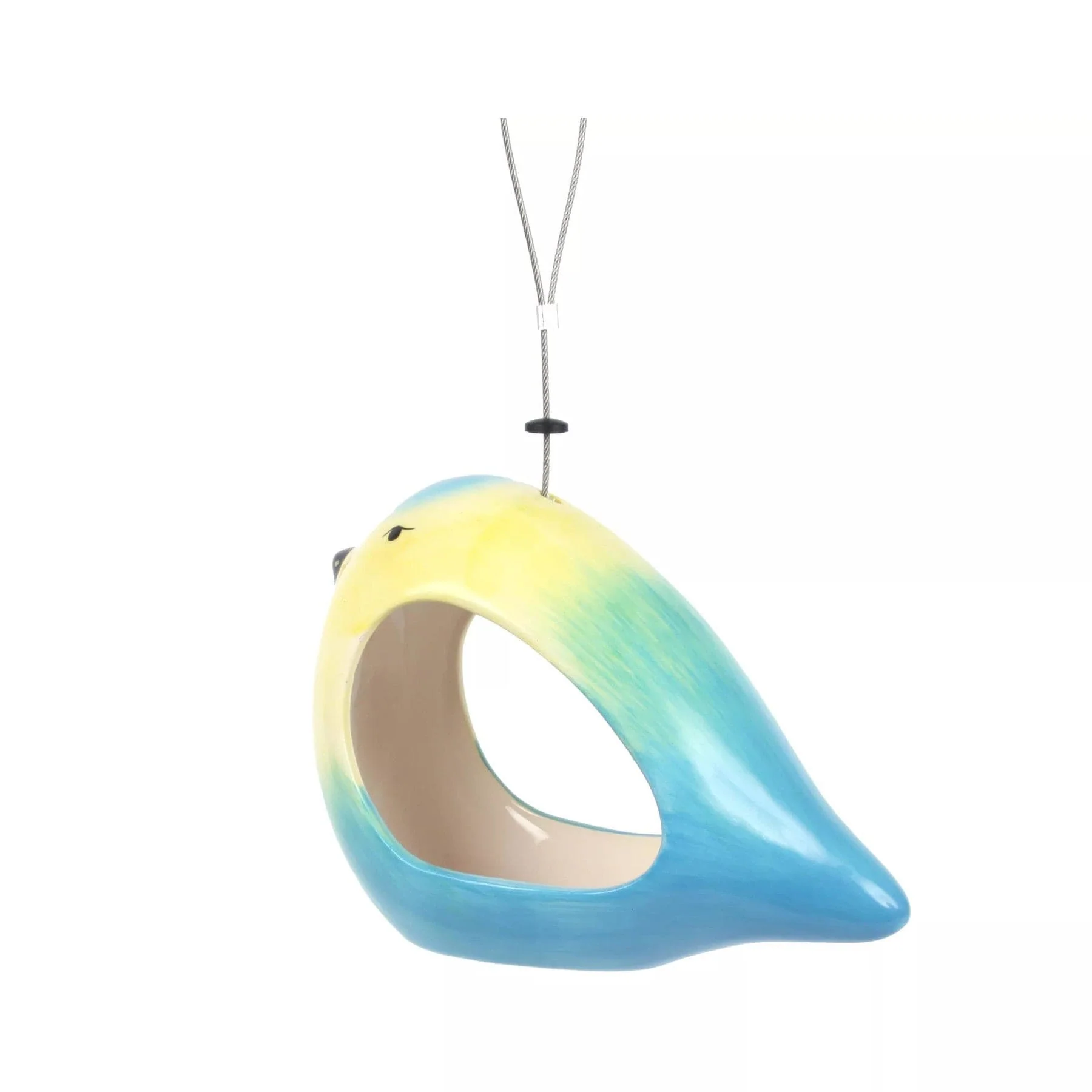 Ceramic blue tit bird feeder - Image 3