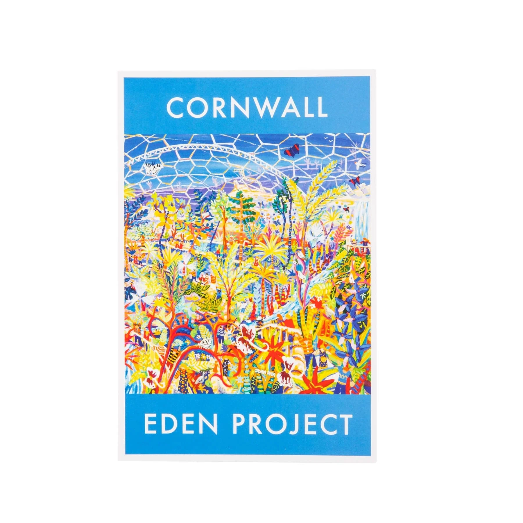 Eden Project garden of eden postcard