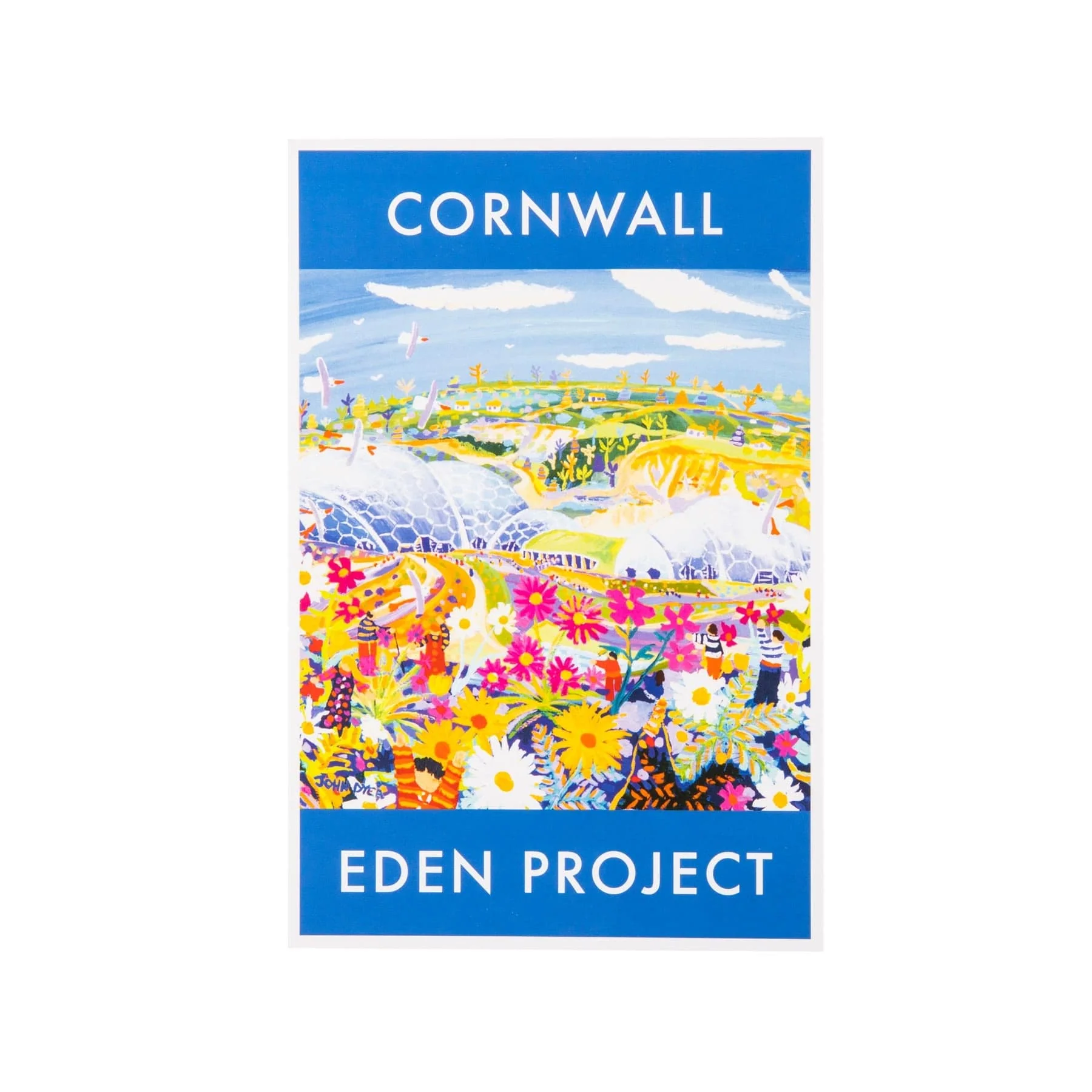 Eden Project wild cornwall postcard