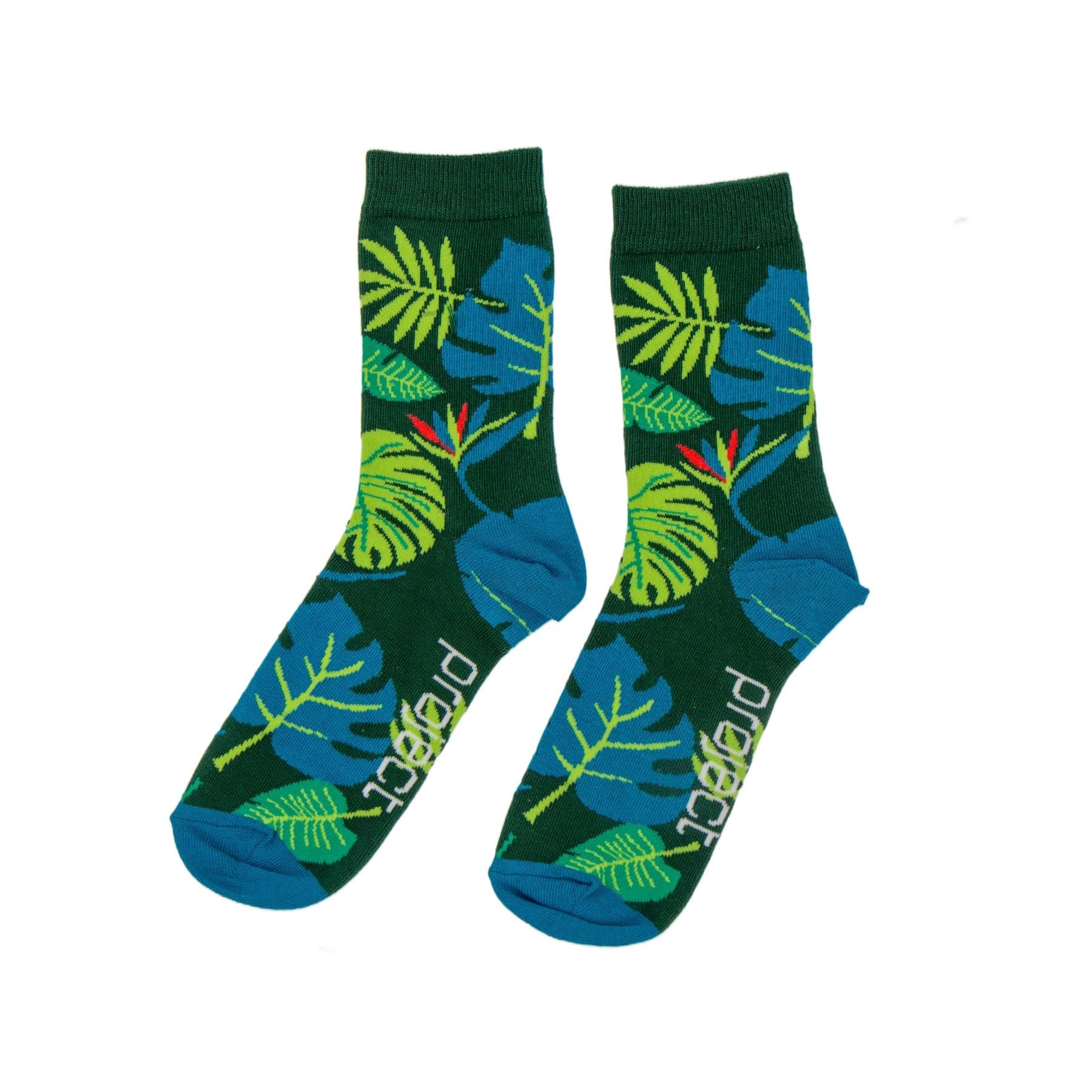 Tropical leaves socks - Image 2