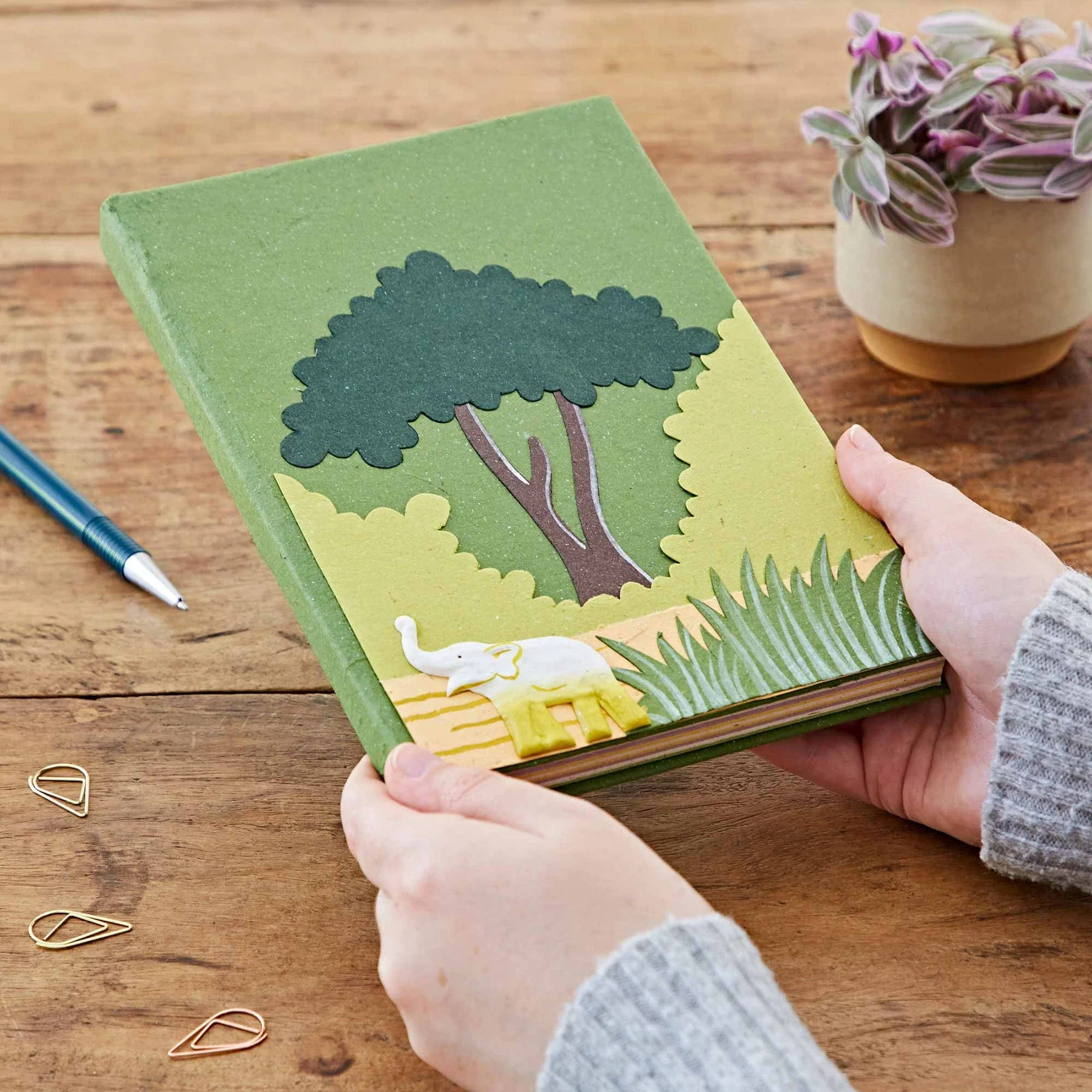 Elephant poo large notebook (sold singly) - Image 4