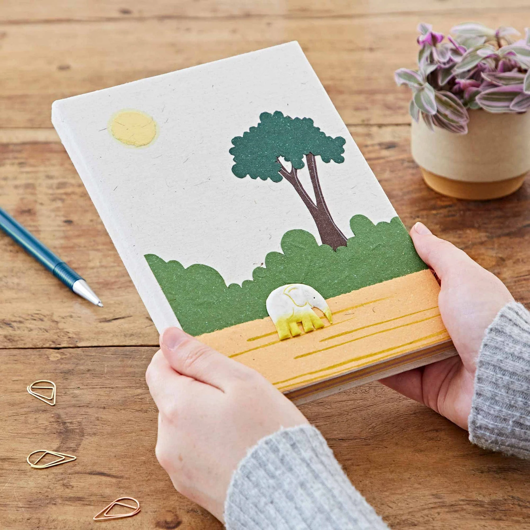 Elephant poo large notebook (sold singly) - Image 5