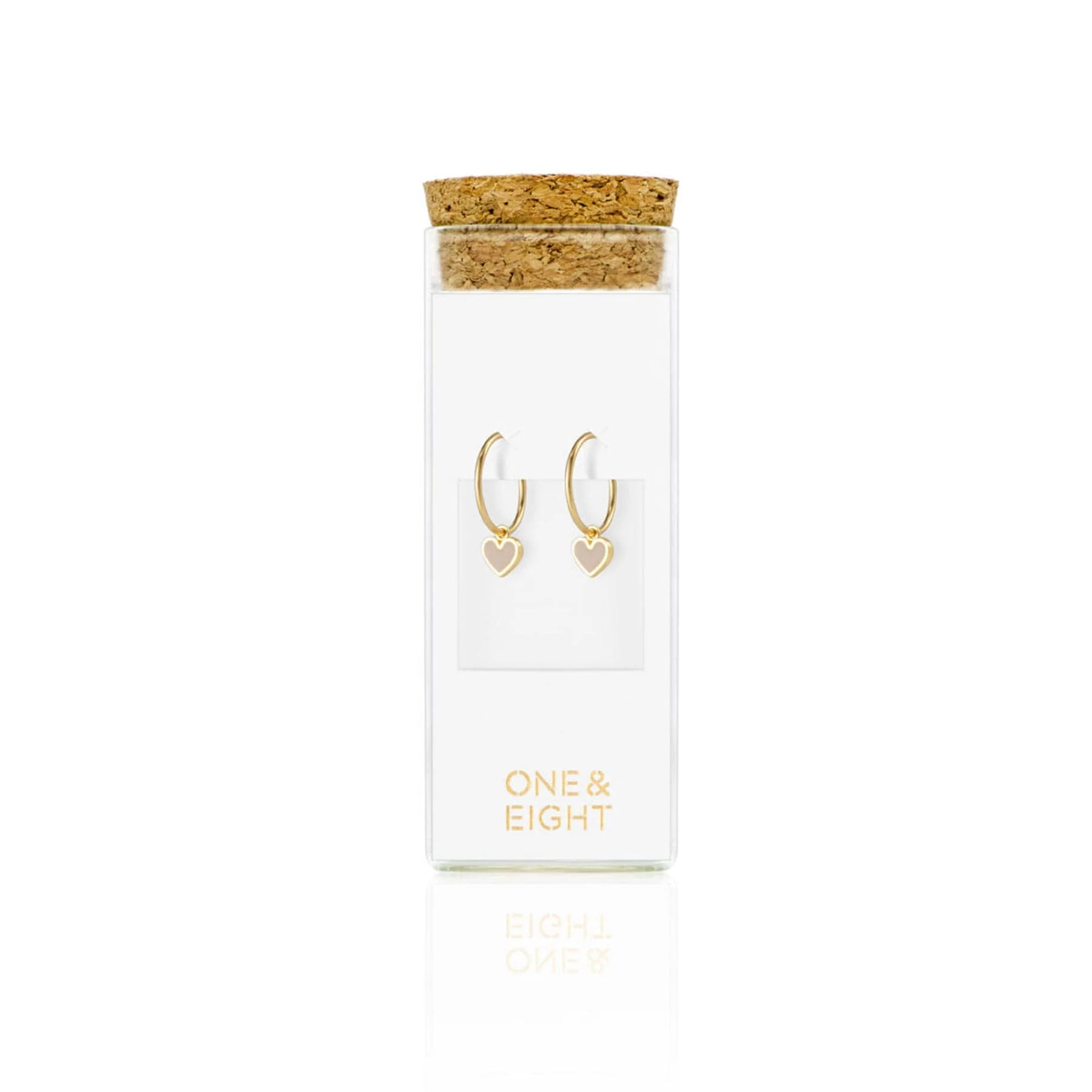 Eve heart huggie earrings - Image 2