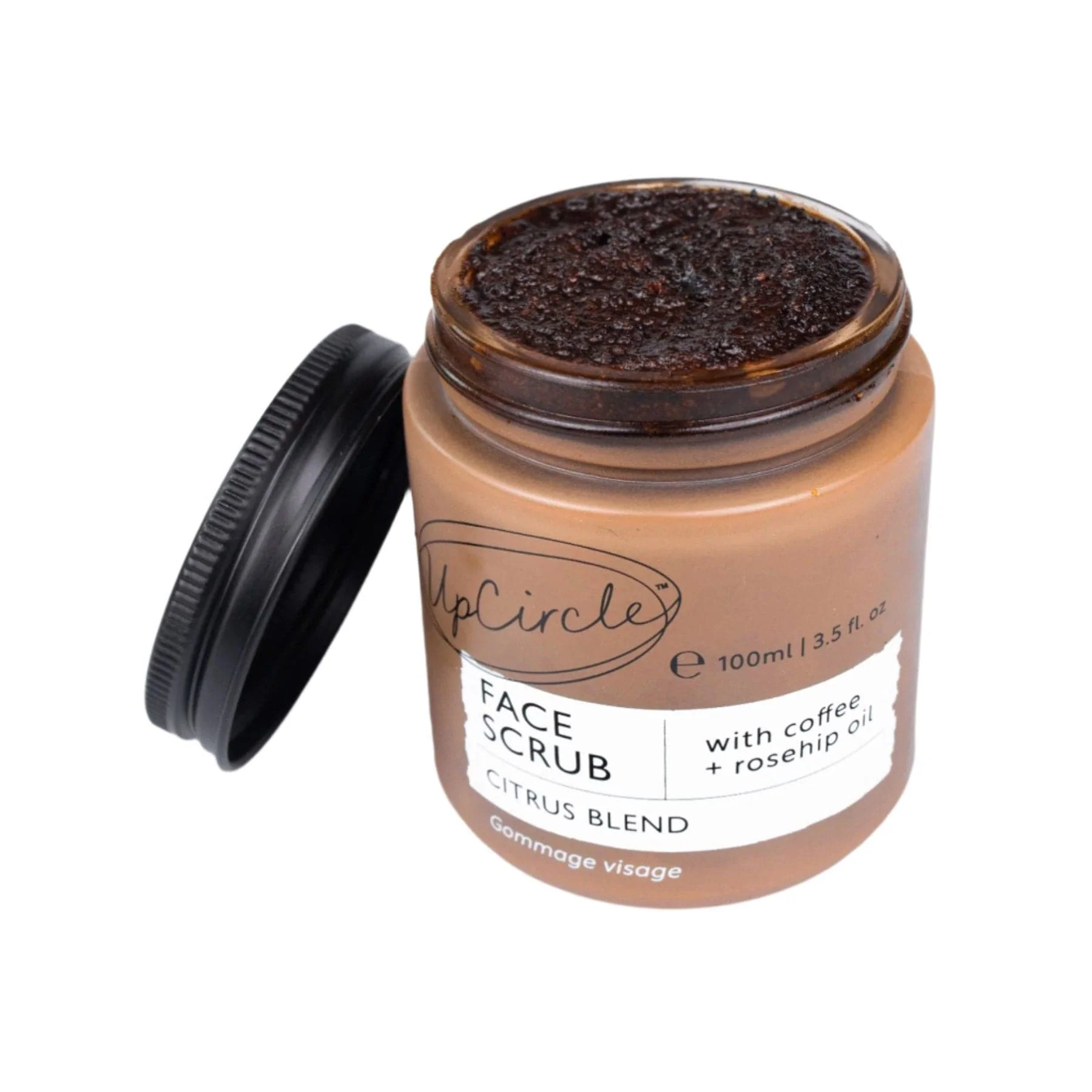 Face scrub with coffee & rosehip - citrus - Image 3