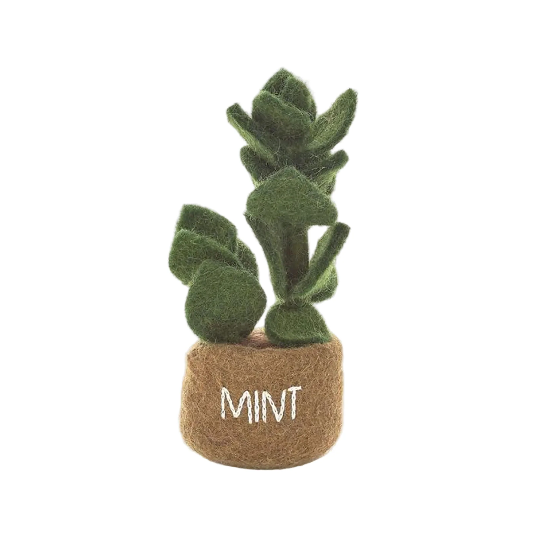 Felt potted herbs standing decoration - Image 3