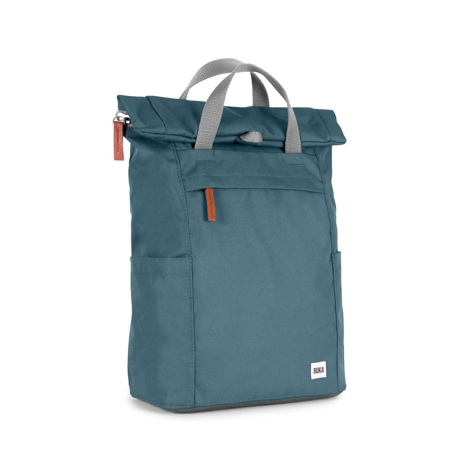 Finchley A airforce recycled canvas backpack - Image 2