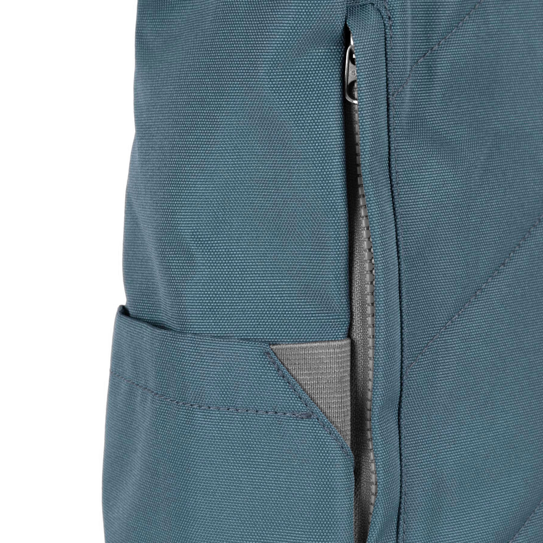 Finchley A airforce recycled canvas backpack - Image 4