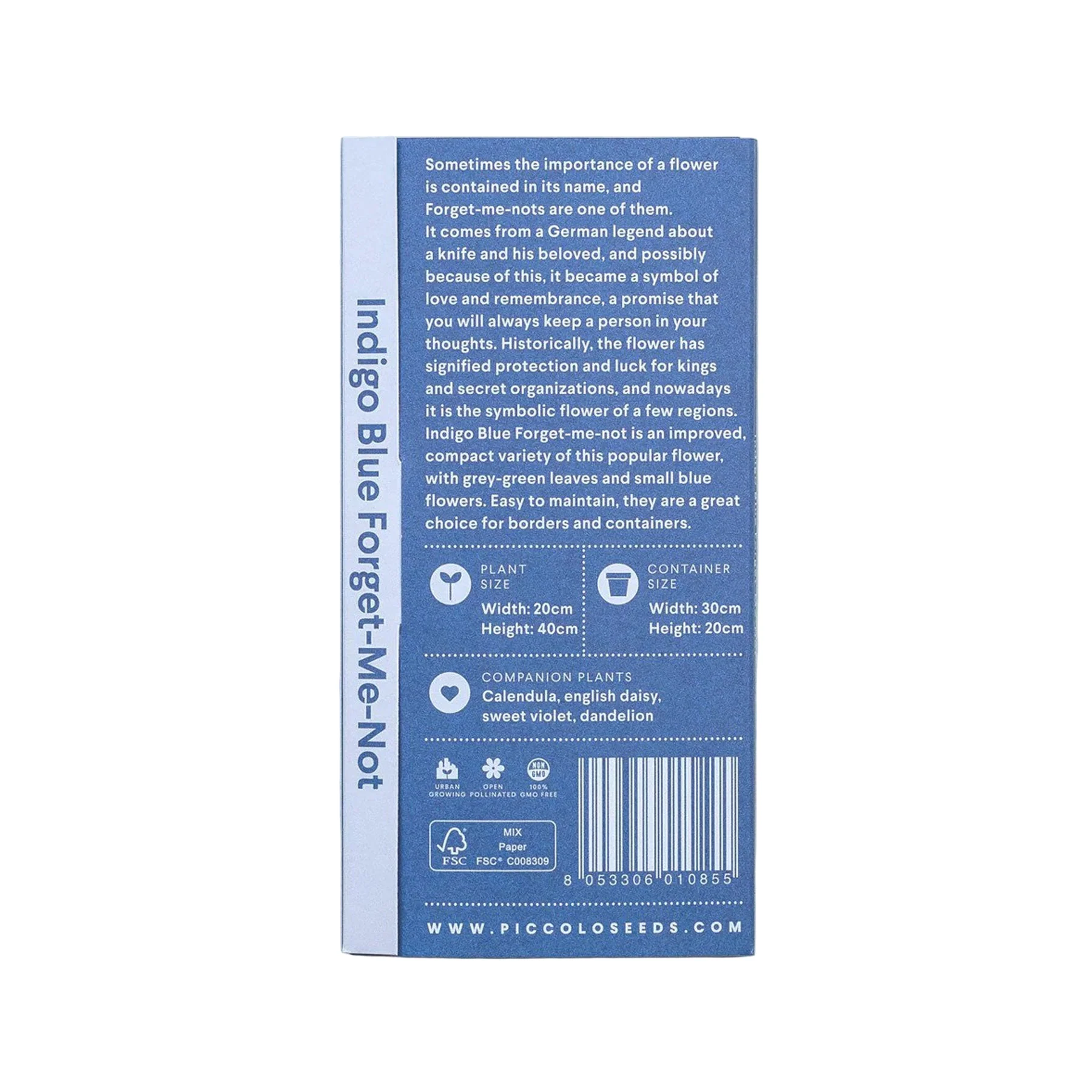 Forget me not indigo blue seeds - Image 2