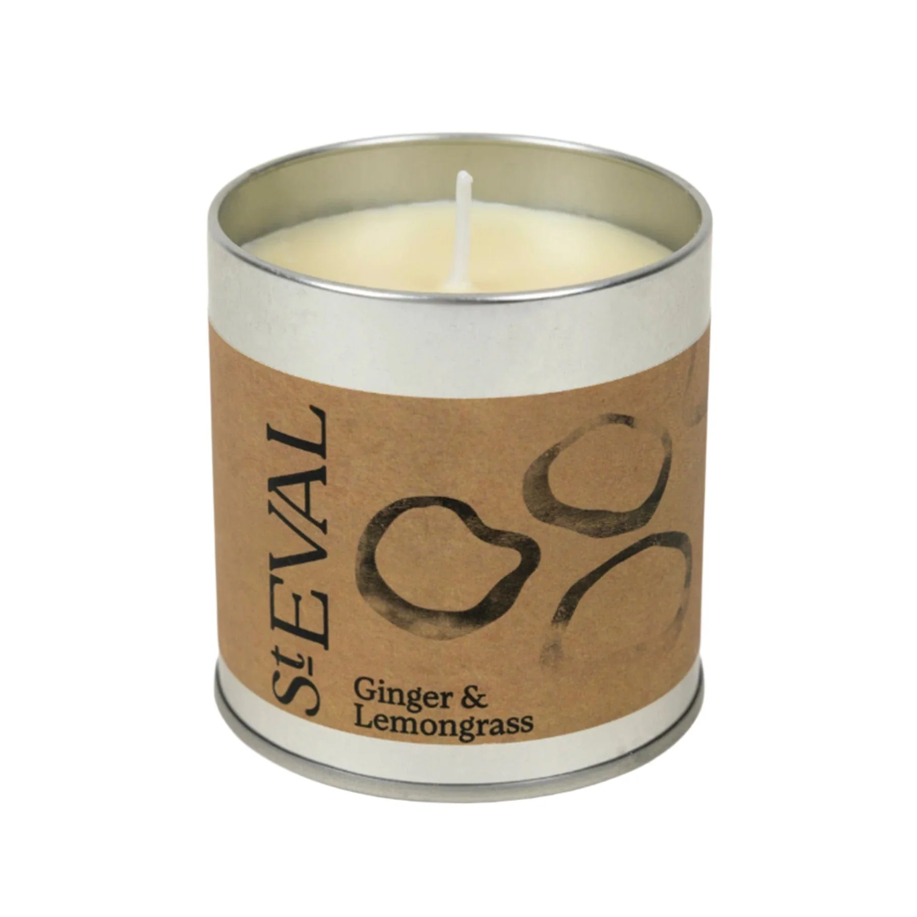 Ginger & lemongrass scented tin candle - Image 2