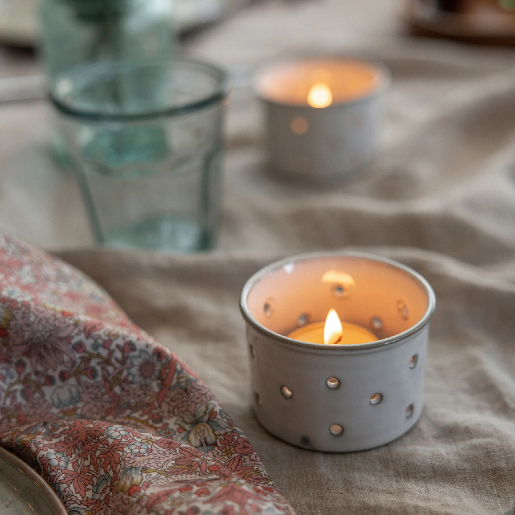 Glazed tealight holder - Image 4
