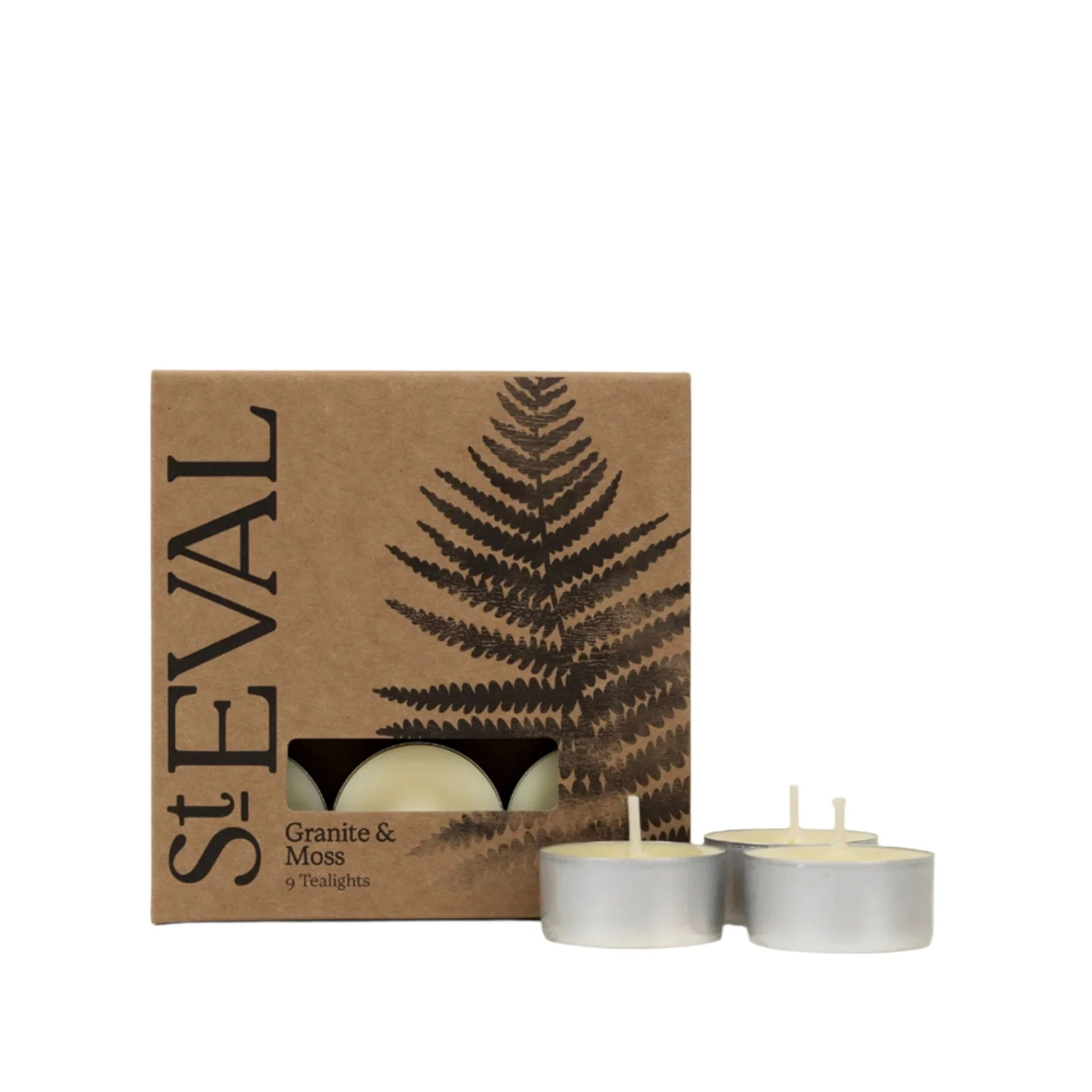 Granite & moss scented tealights - Image 2