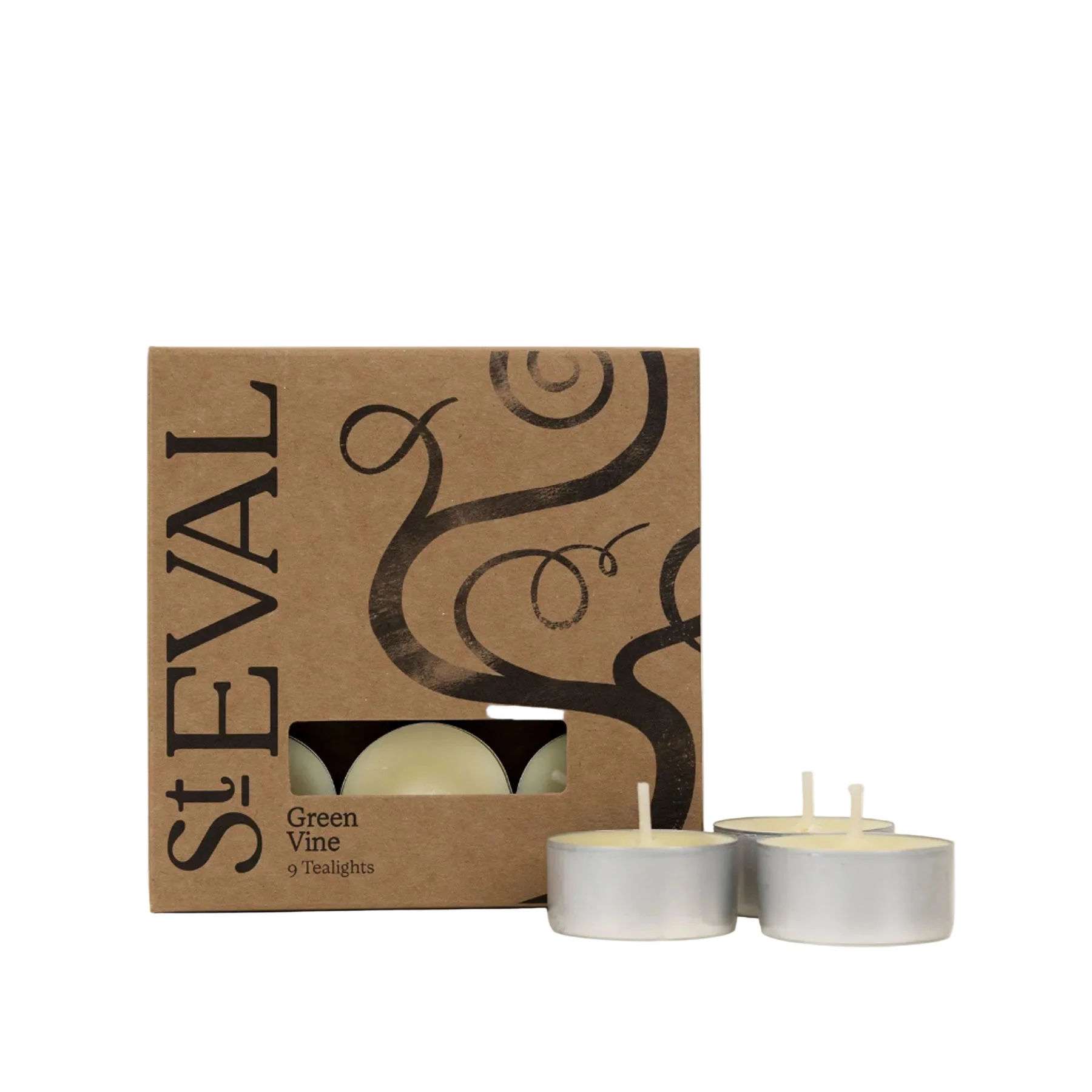 Green vine scented tealights - Image 2