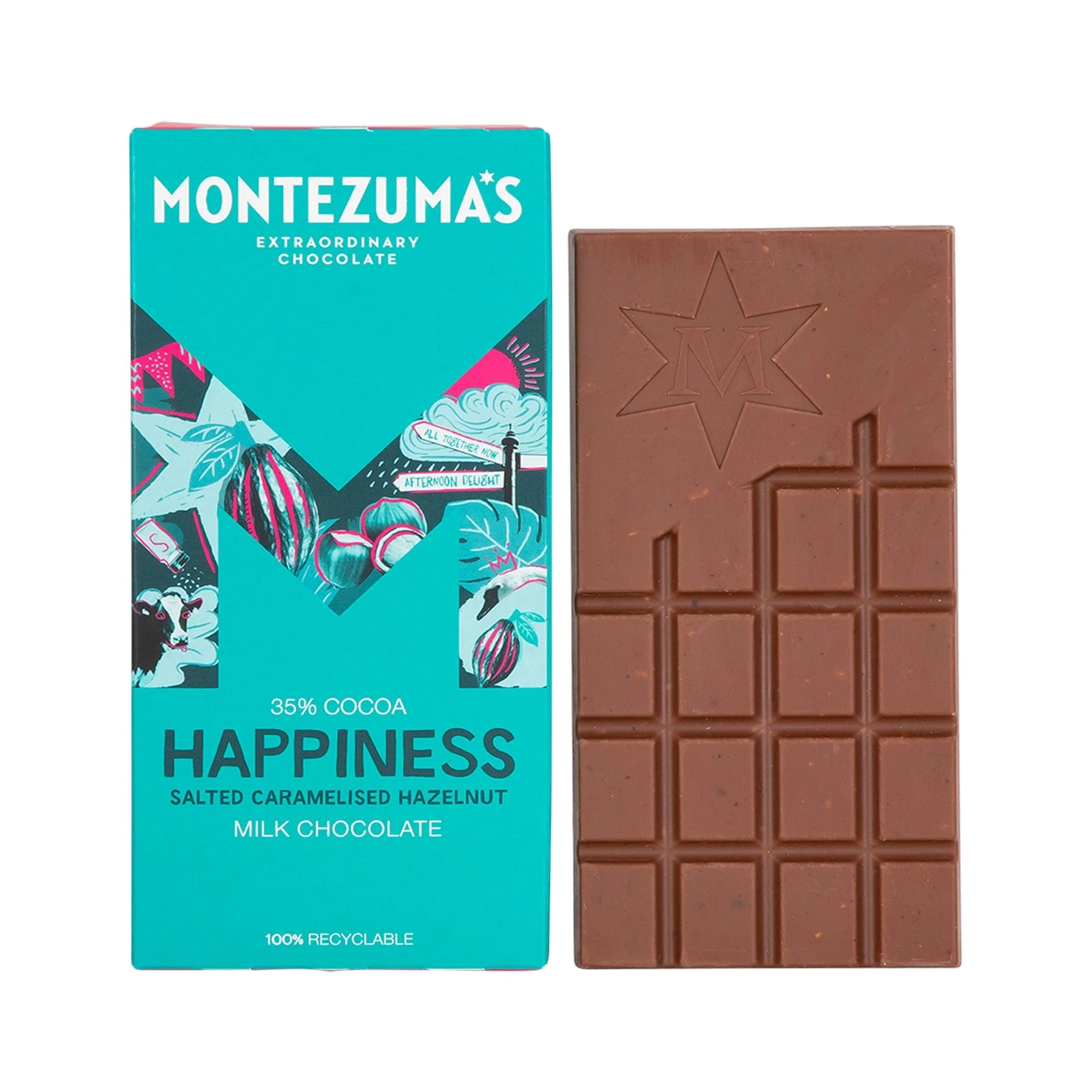 Happiness milk chocolate bar 90g - Image 2