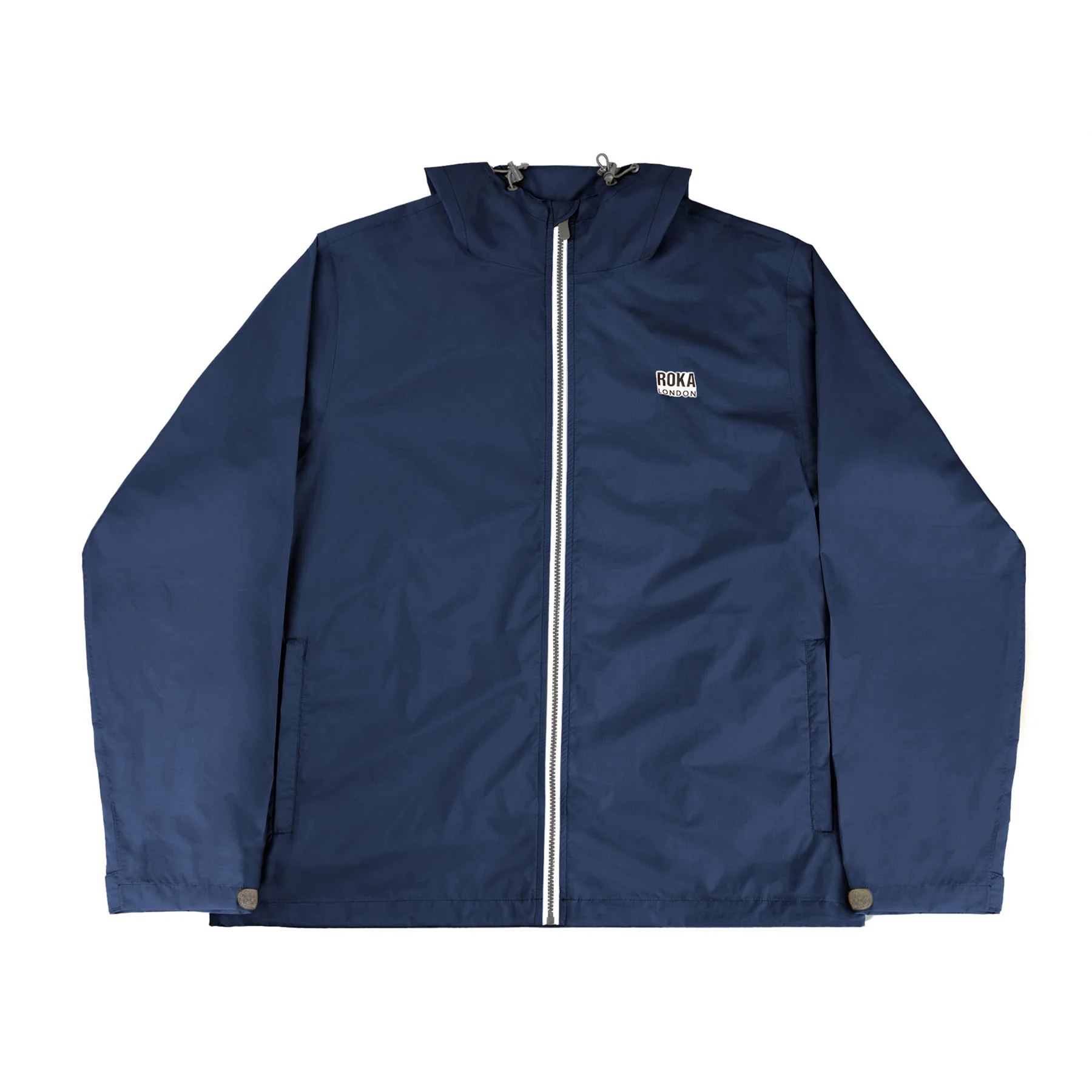 Holborn jacket deep blue recycled nylon ripstop - Image 4