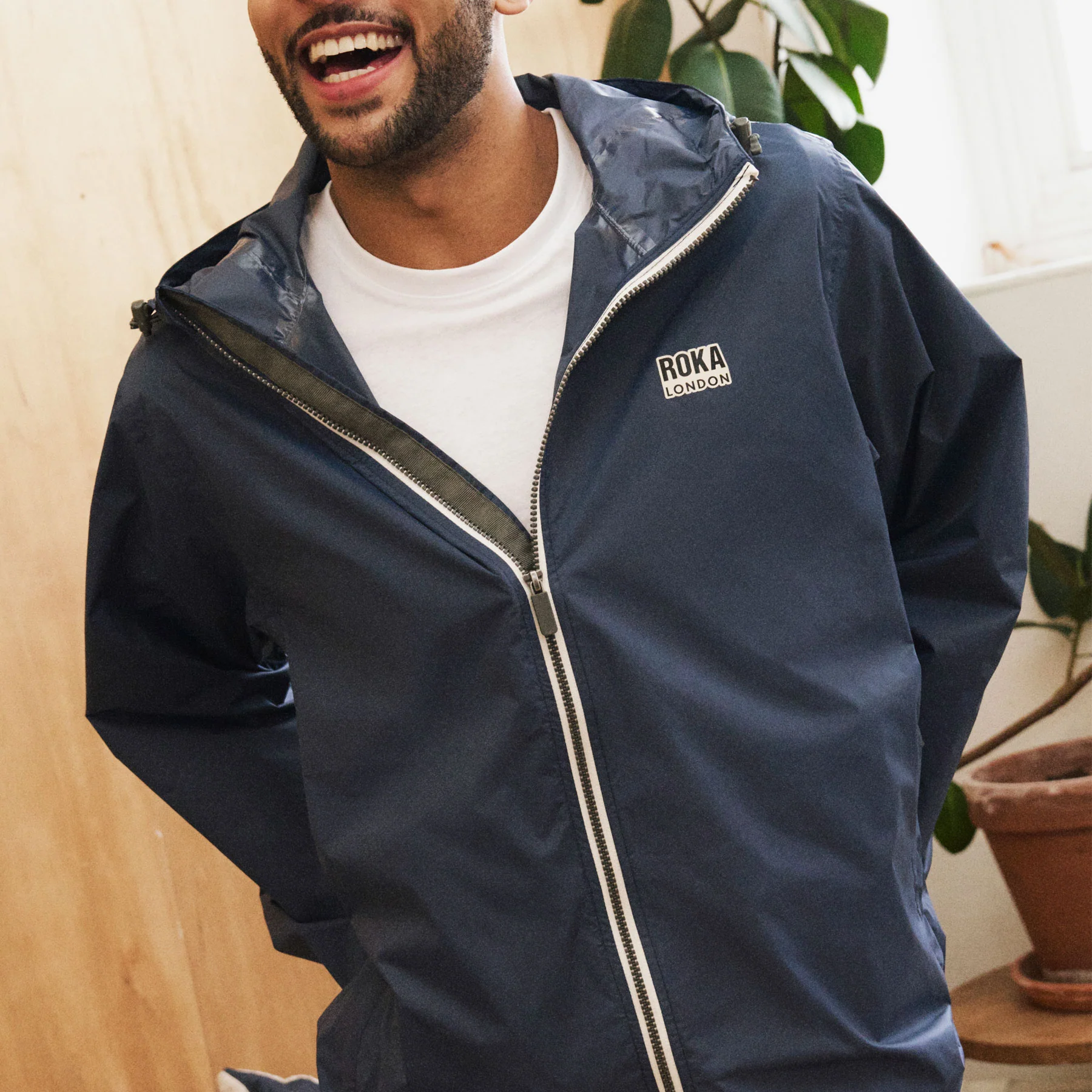 Holborn jacket deep blue recycled nylon ripstop - Image 9
