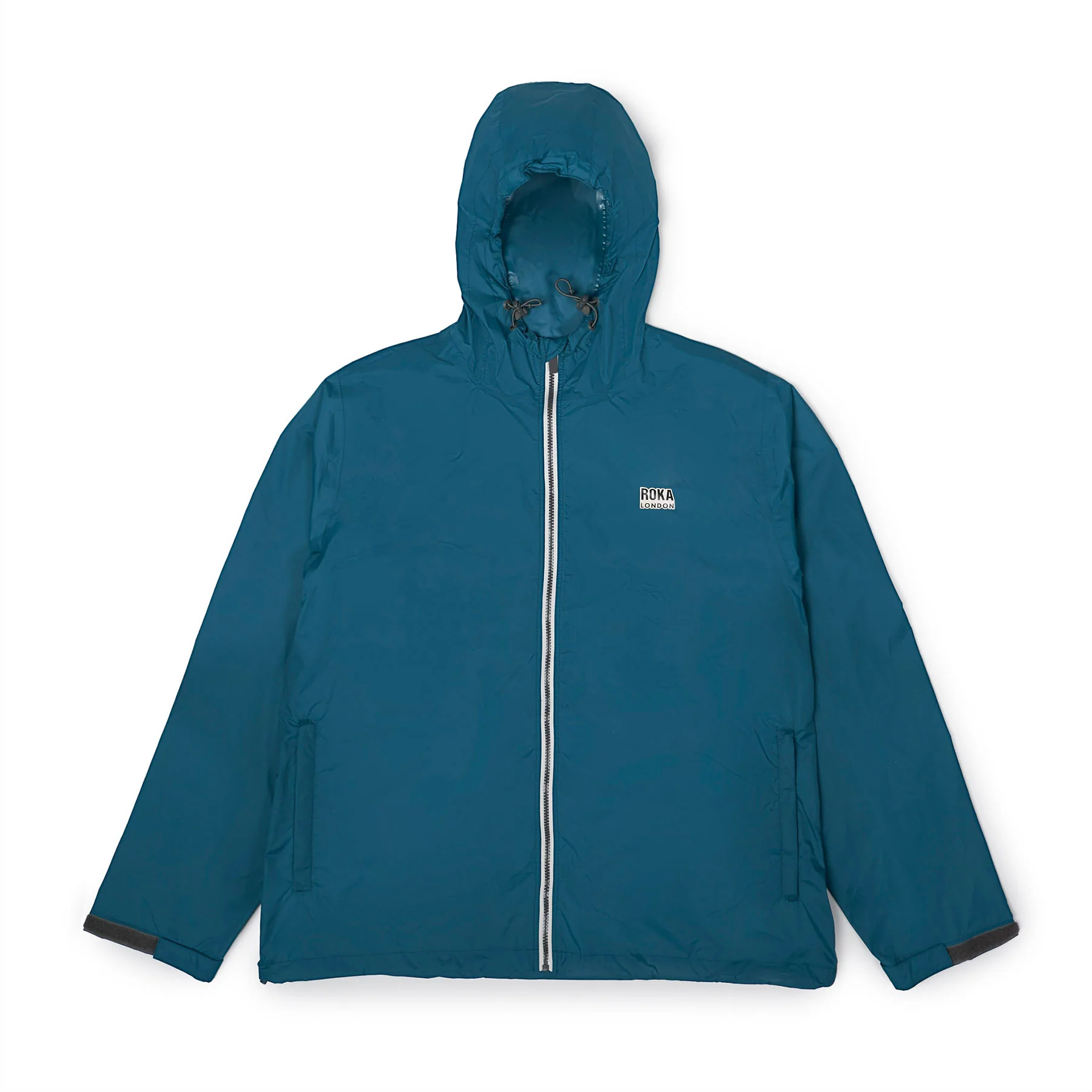 Holborn jacket teal recycled nylon ripstop - Image 2