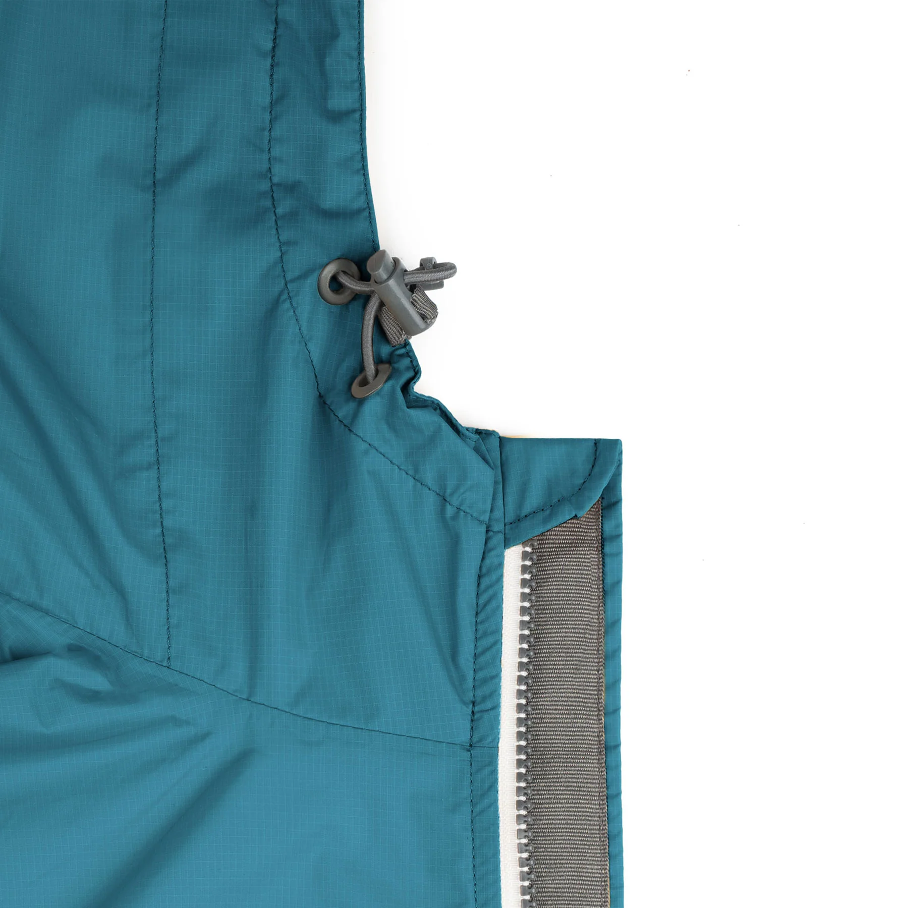 Holborn jacket teal recycled nylon ripstop - Image 6