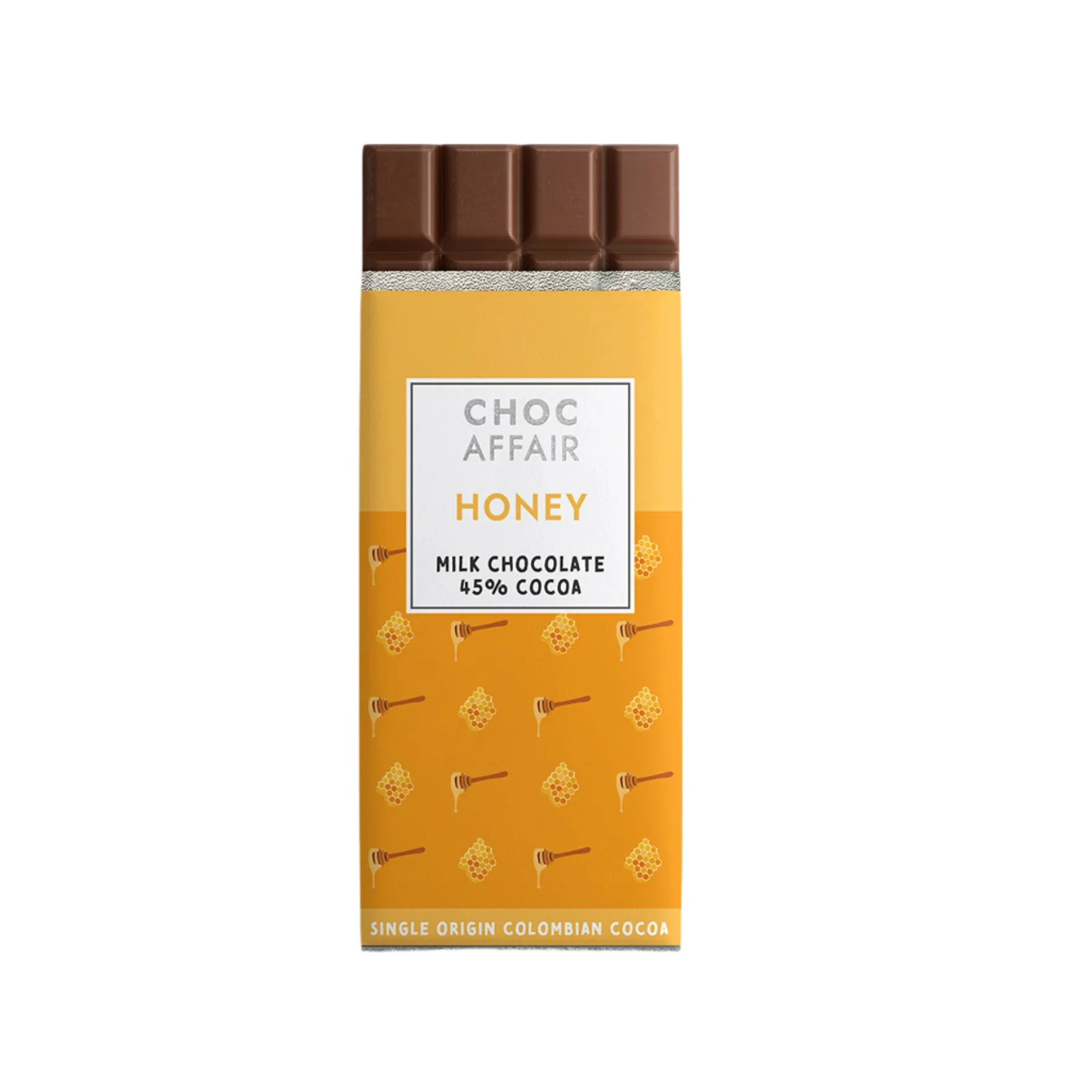 Honey milk chocolate 90g - Image 2
