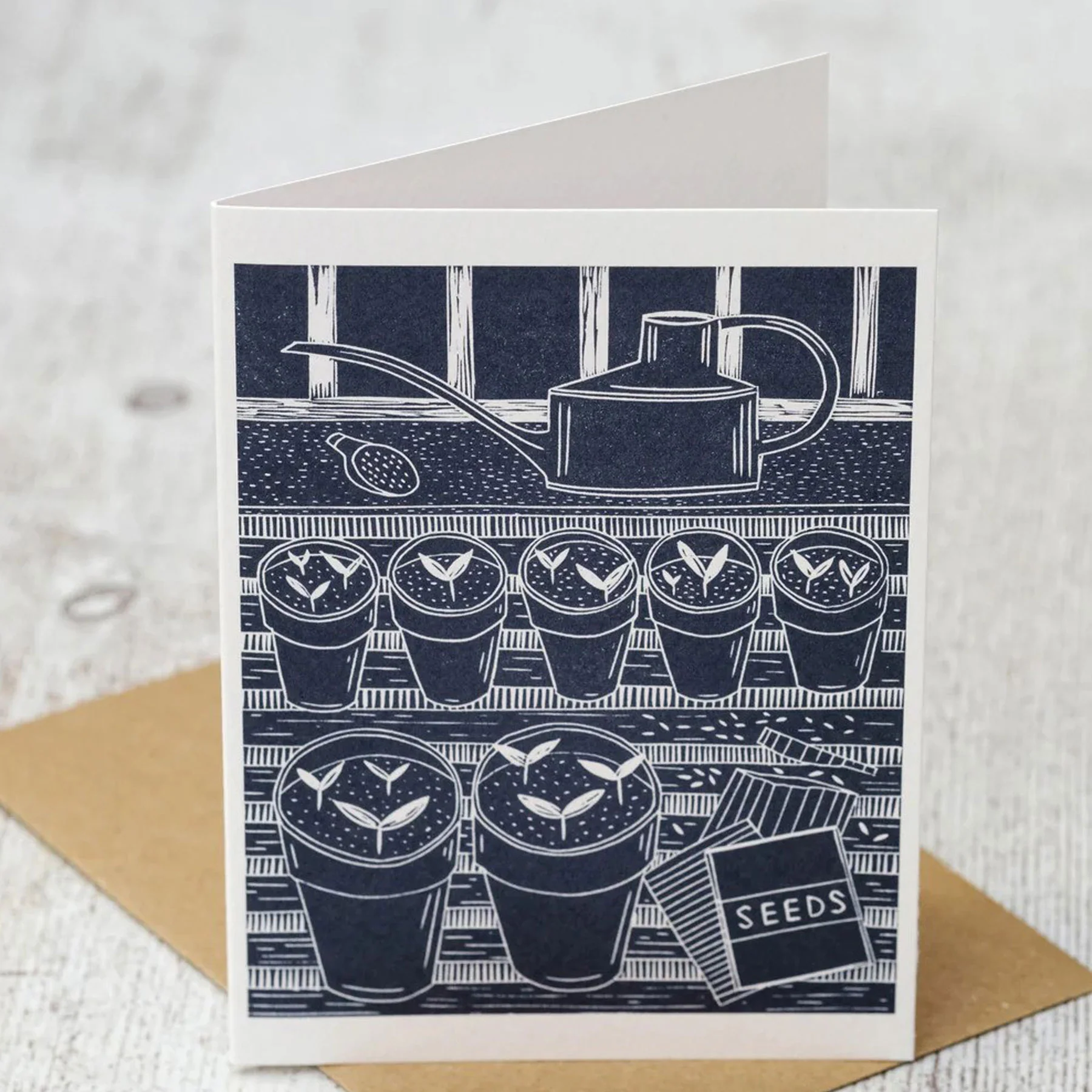 In the potting shed greetings card - Image 2