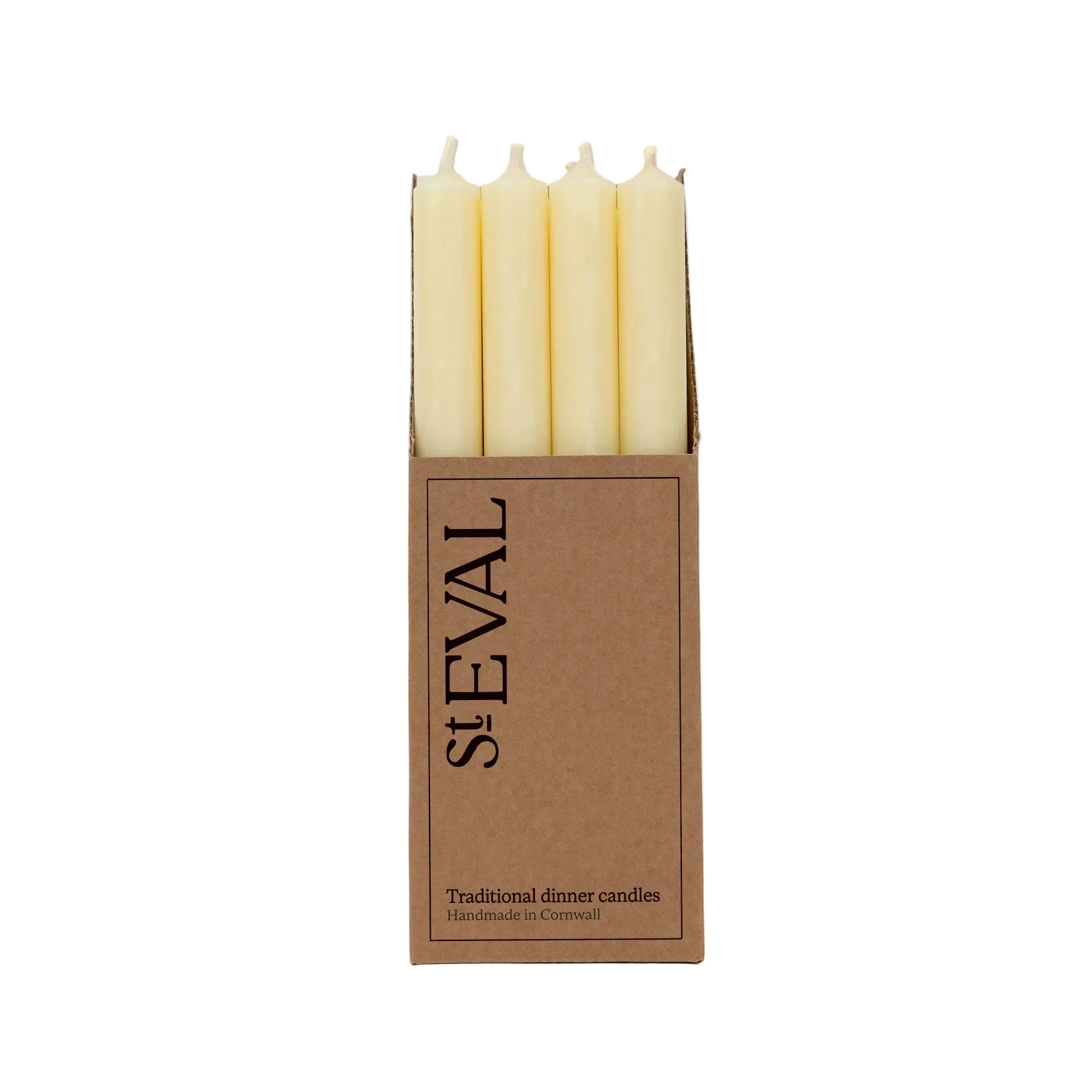 Ivory dinner candle 7/8" x 10" - Image 3