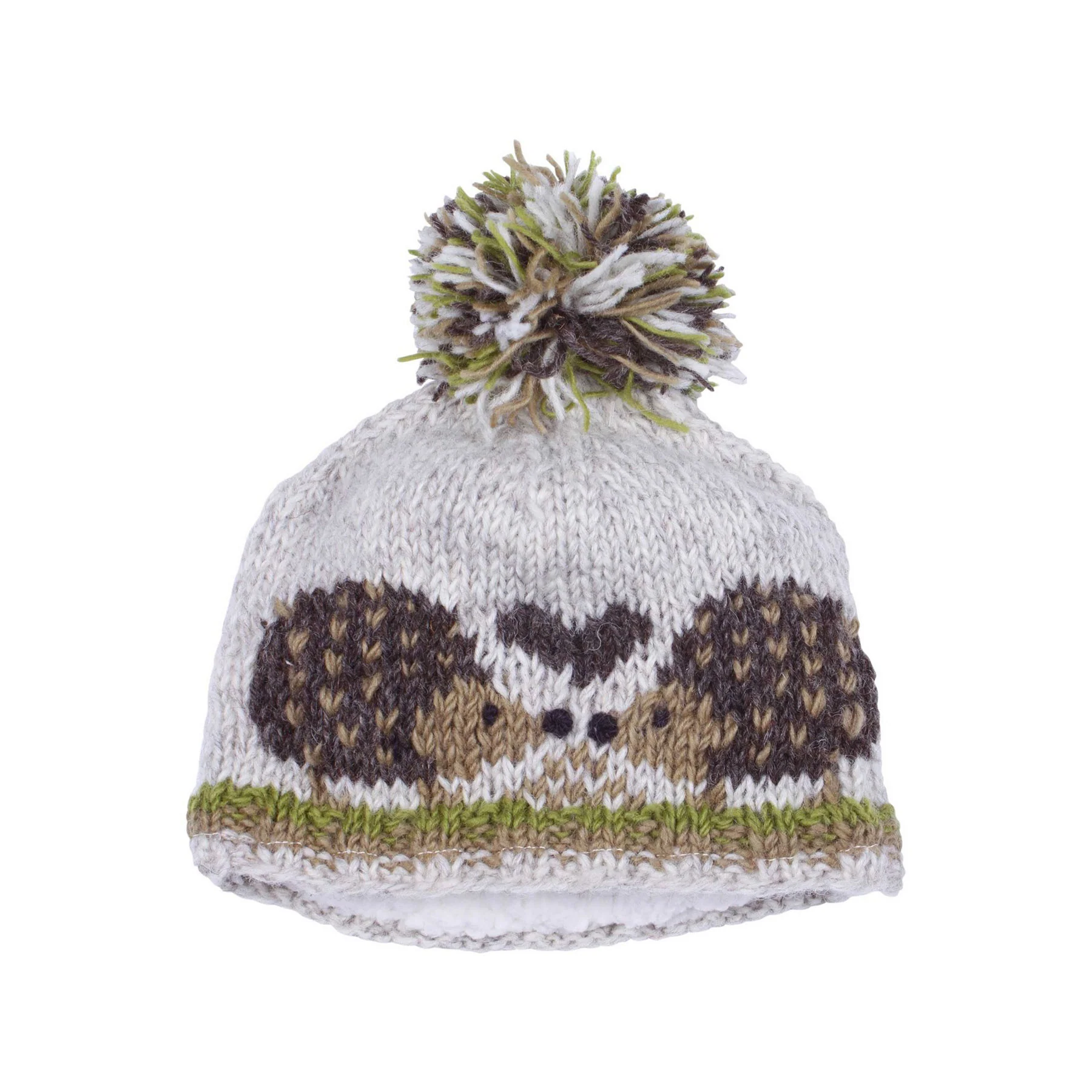 Kids animal bobble hat hedgehog - Image 2