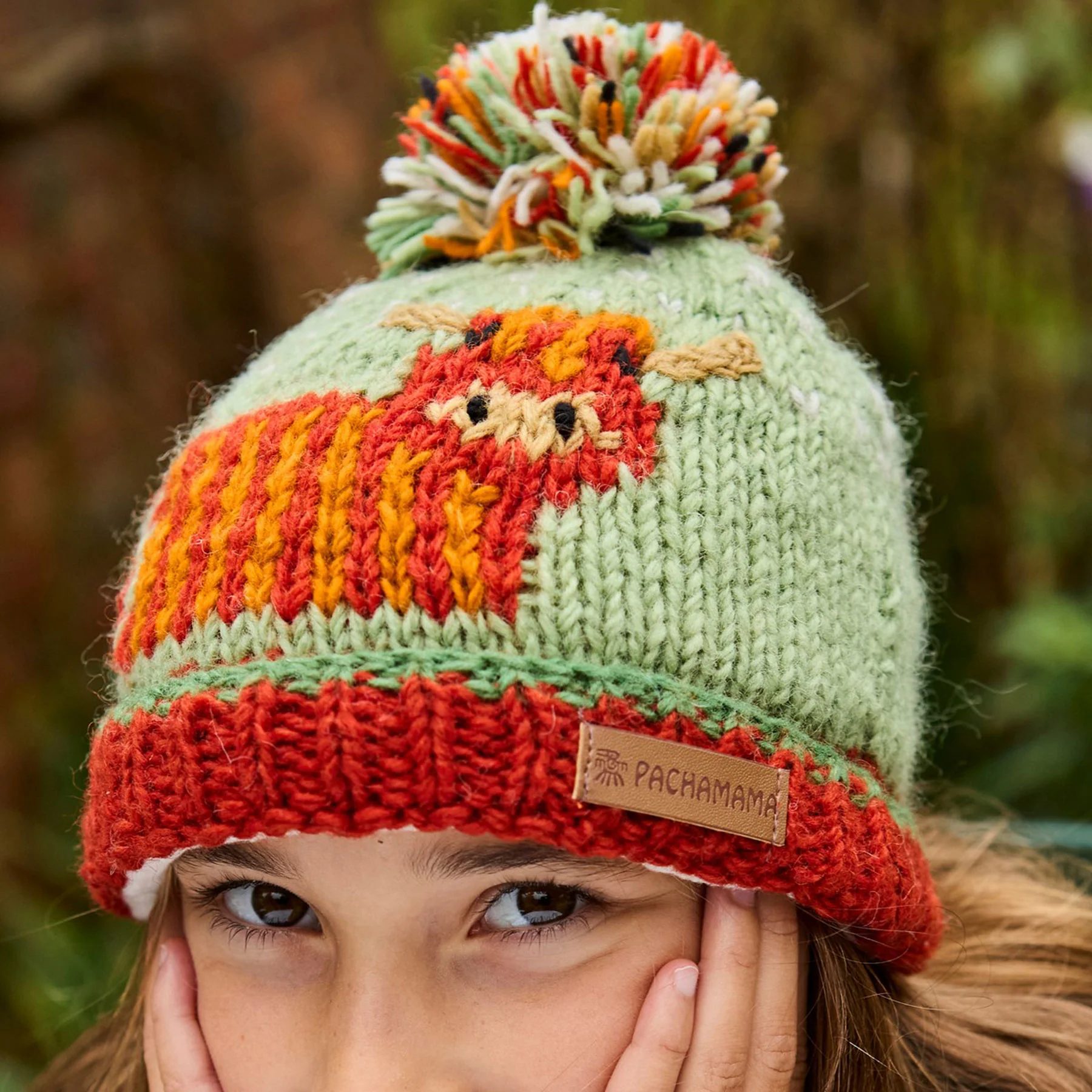 Kids highland cow bobble hat - Image 2