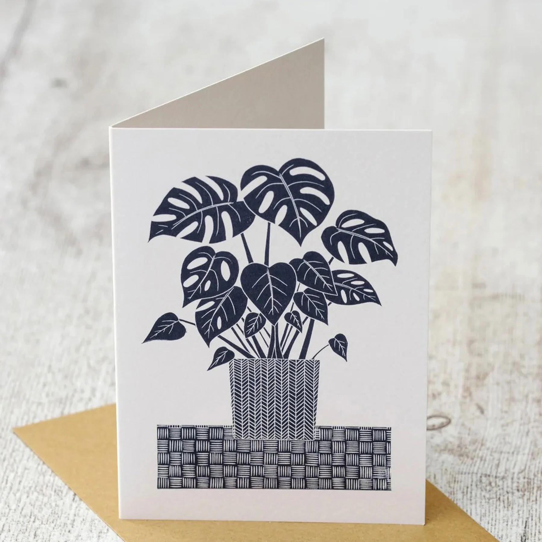 Monstera greetings card - Image 2