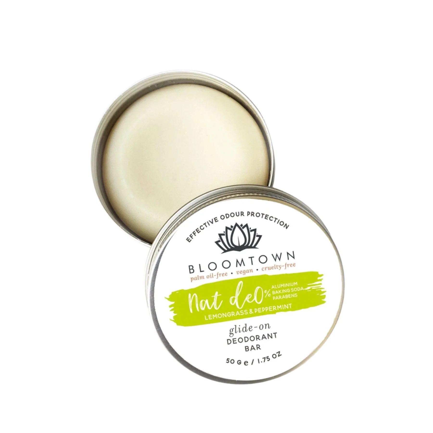 Natural deodorant - lemongrass & peppermint
