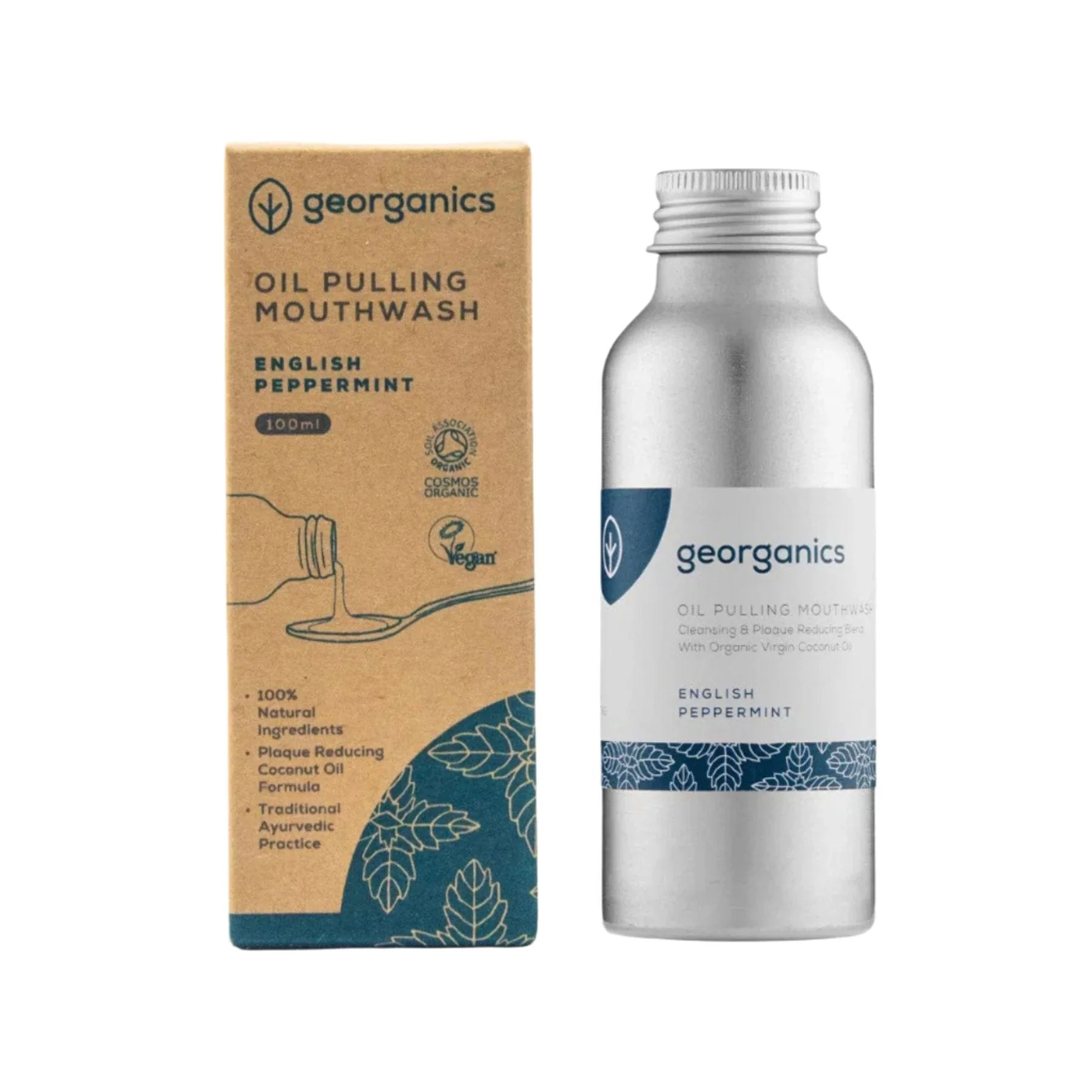 Oil pulling mouthwash - peppermint - Image 2