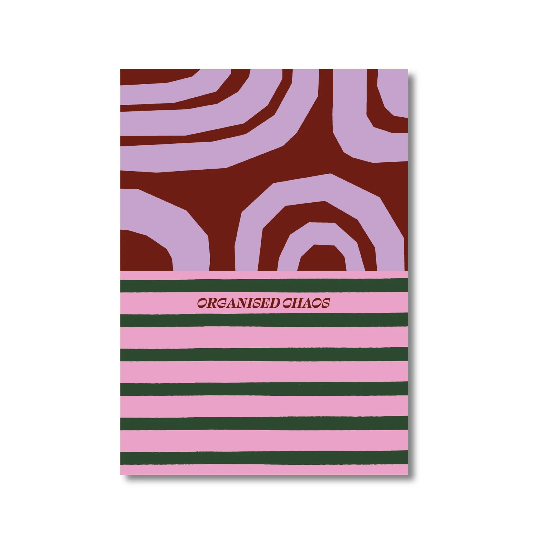 Organised chaos A5 notebook