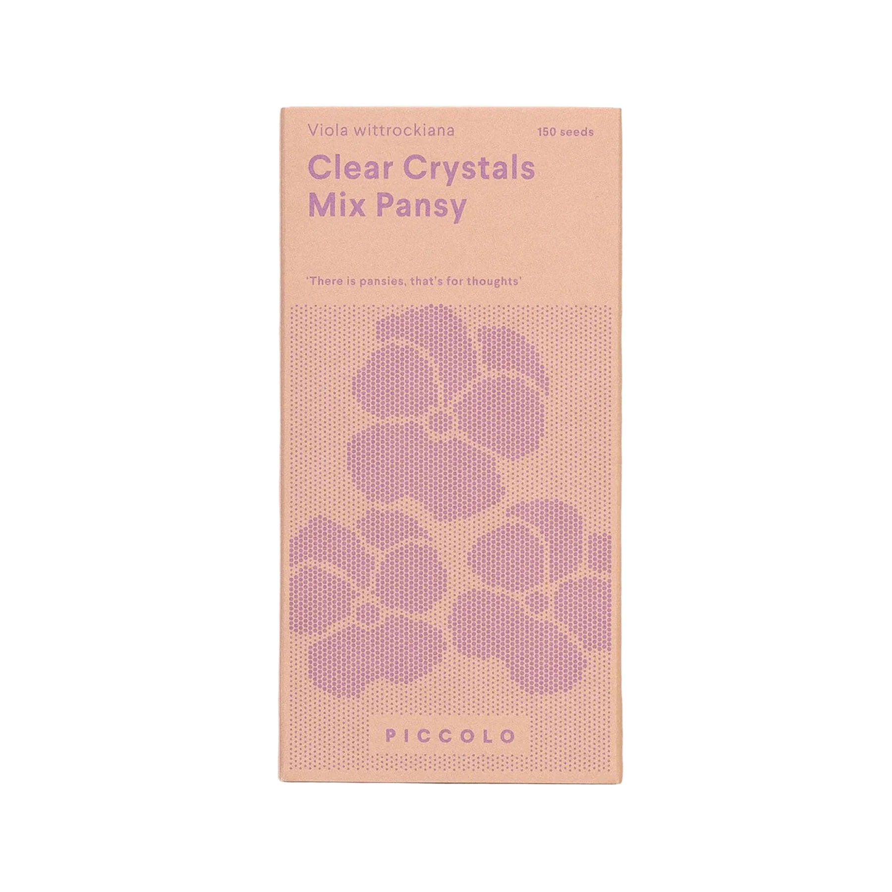 Pansy clear crystals mix seeds