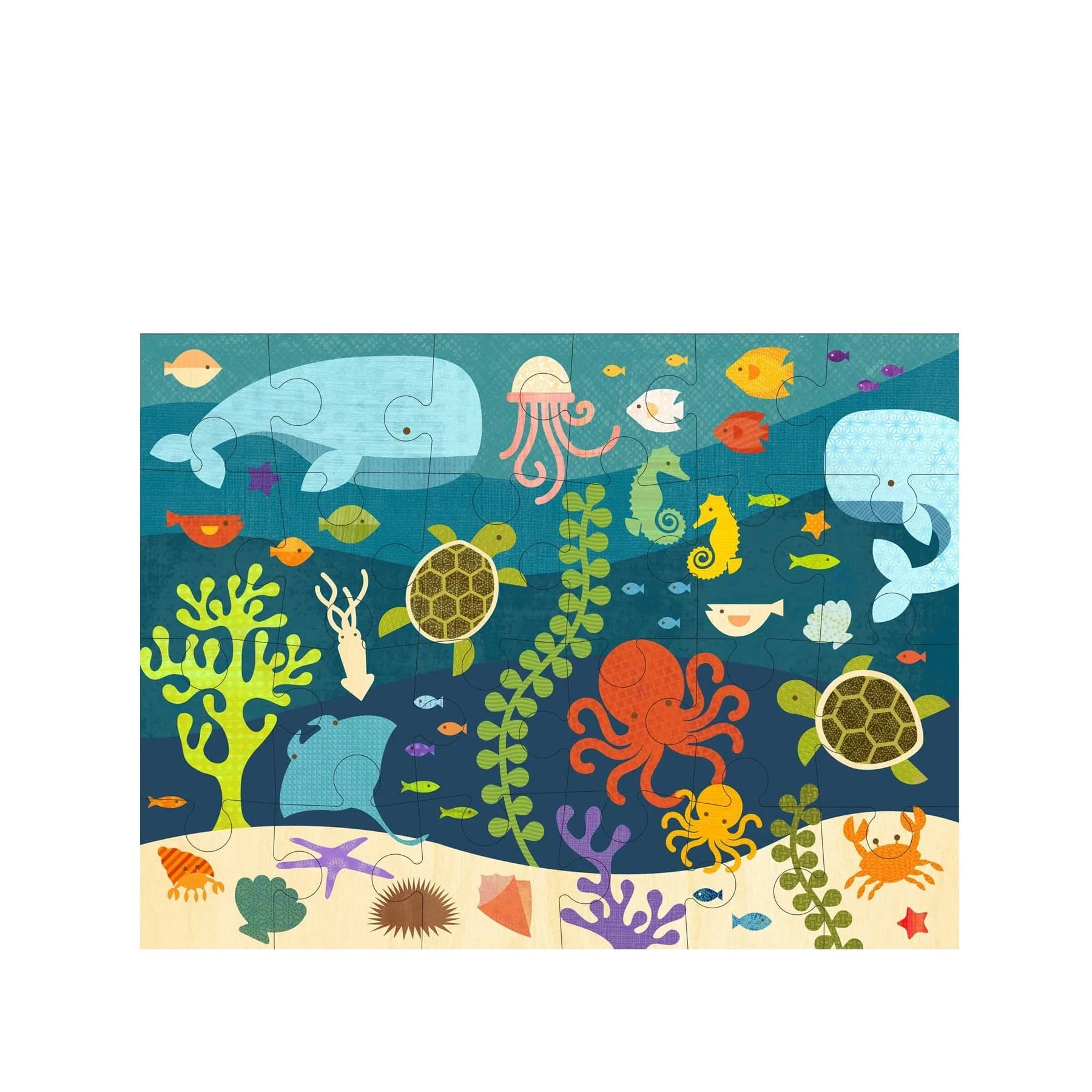 Ocean life 24-piece floor puzzle - Image 2