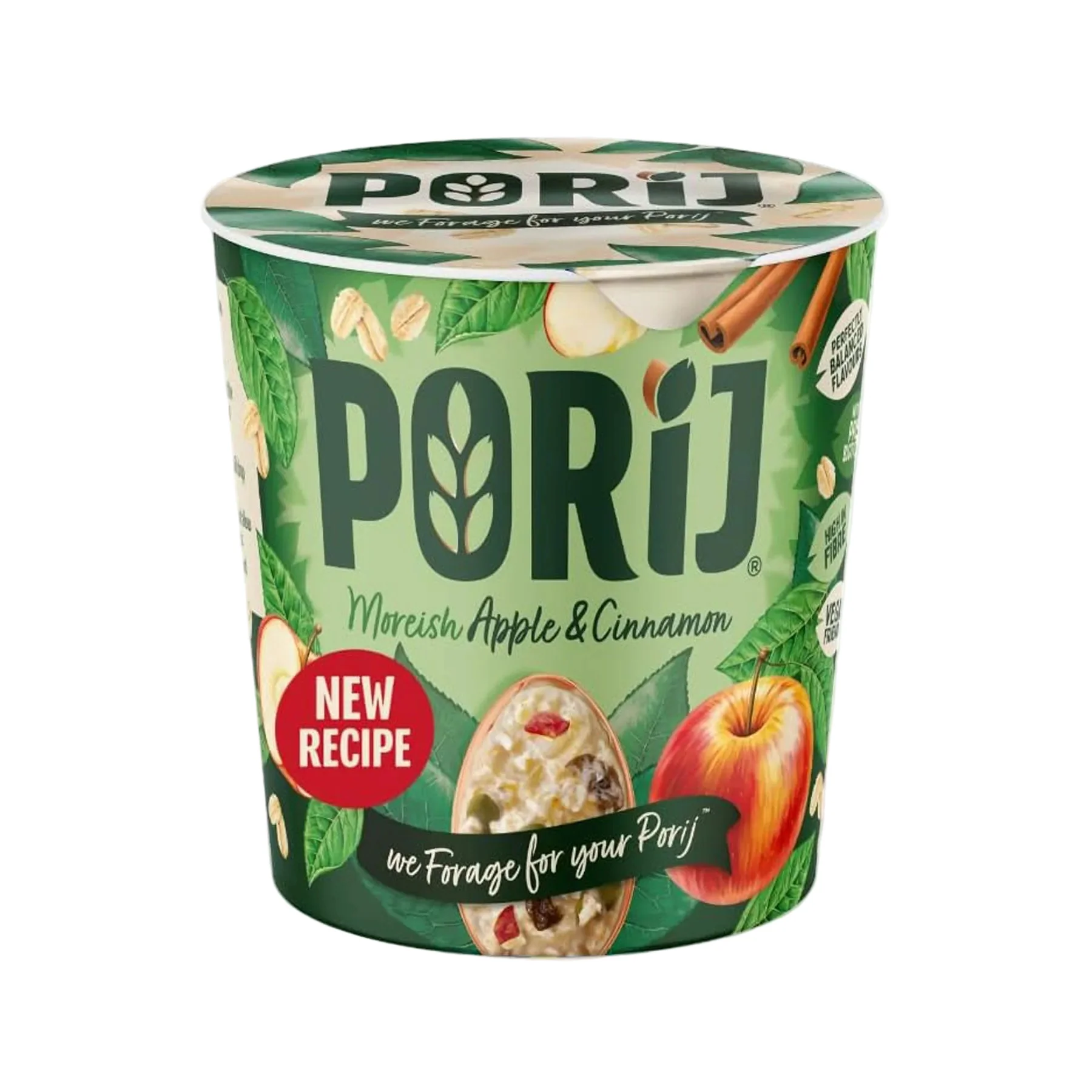 Apple & cinnamon instant porridge pot 60g
