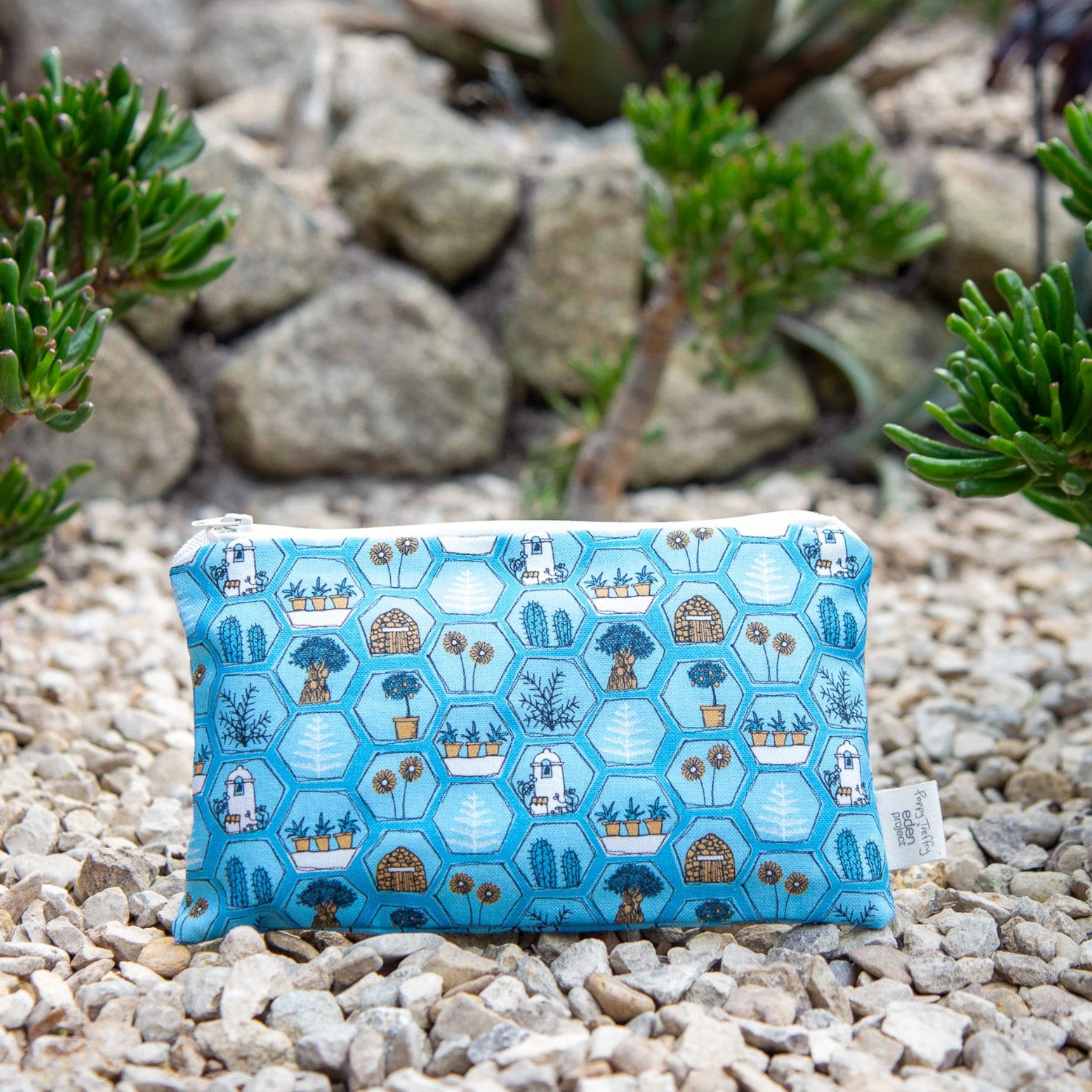 Mediterranean printed large purse - Image 2