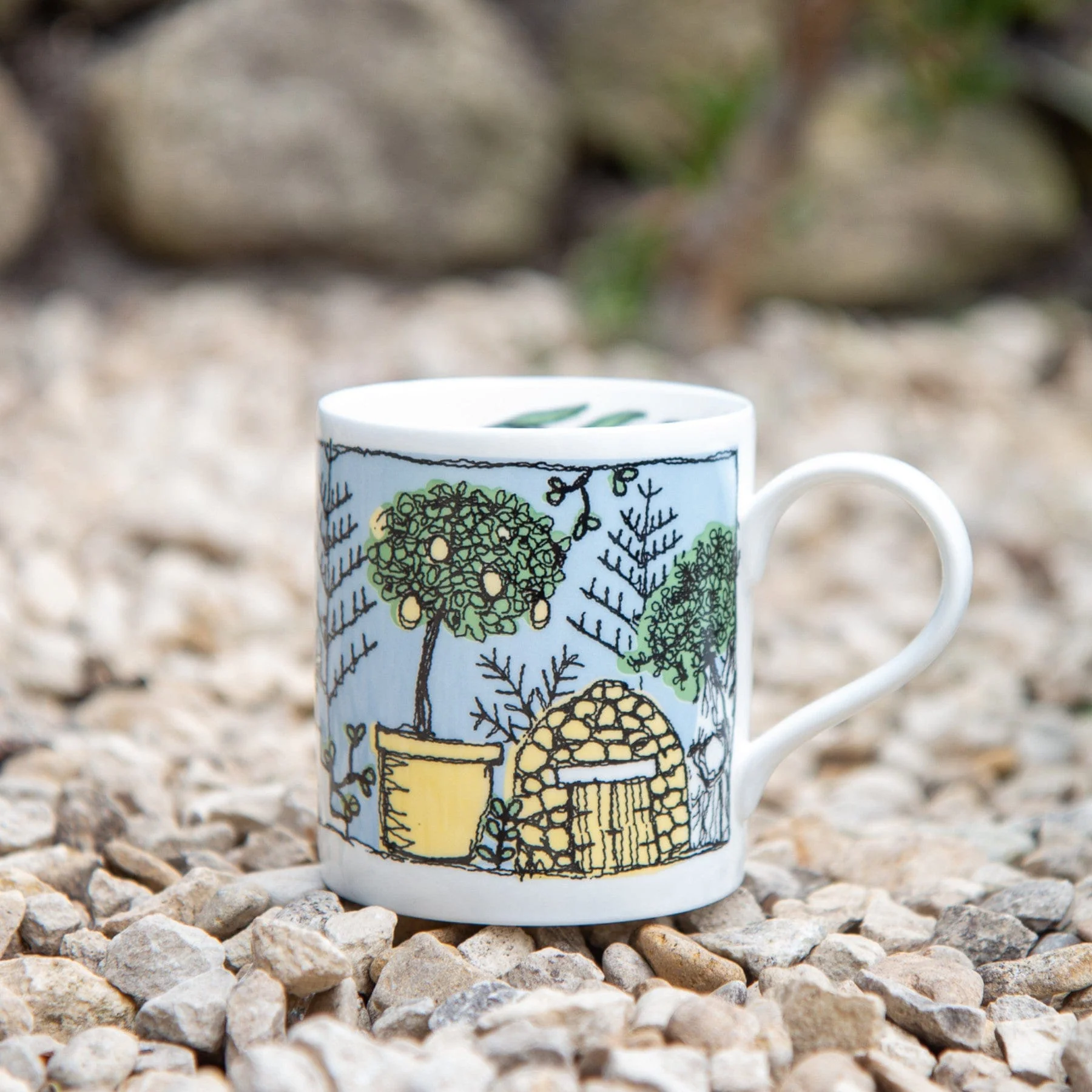Mediterranean printed mug - Image 2