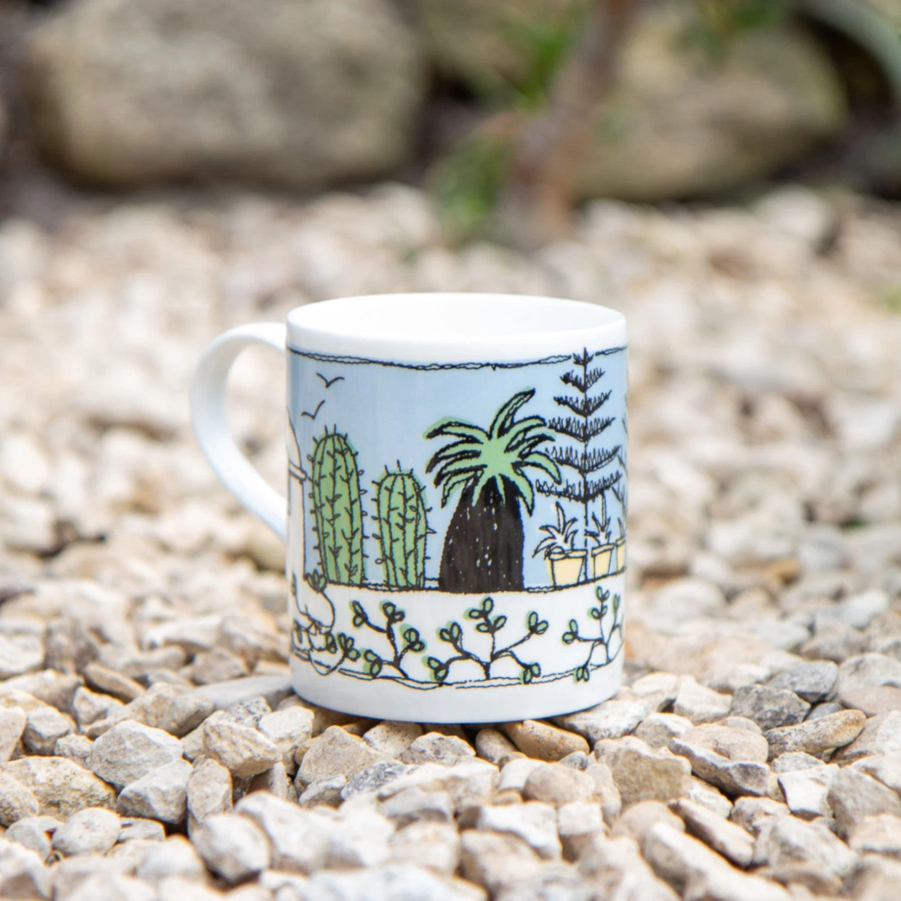 Mediterranean printed mug - Image 3