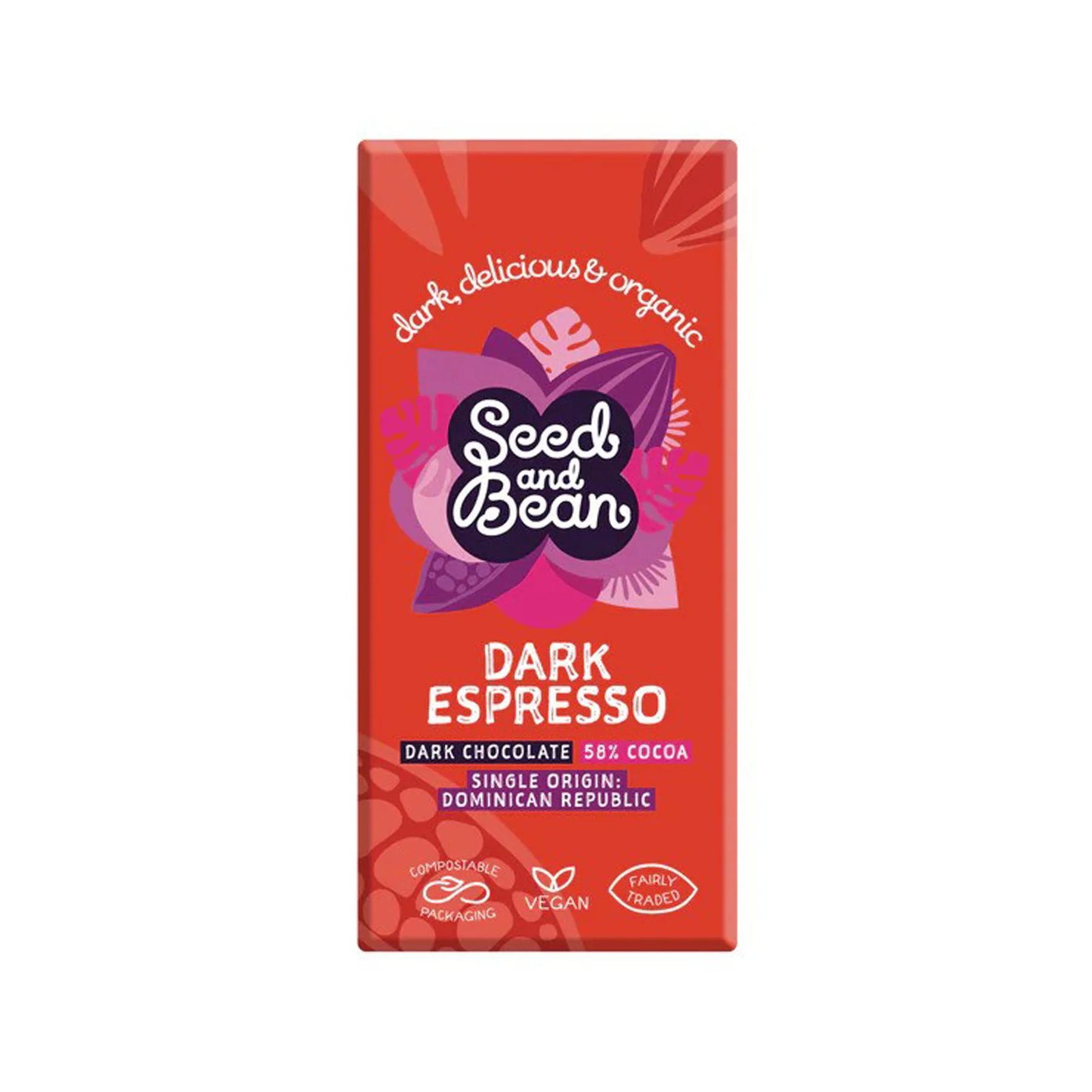 Dark espresso chocolate 75g