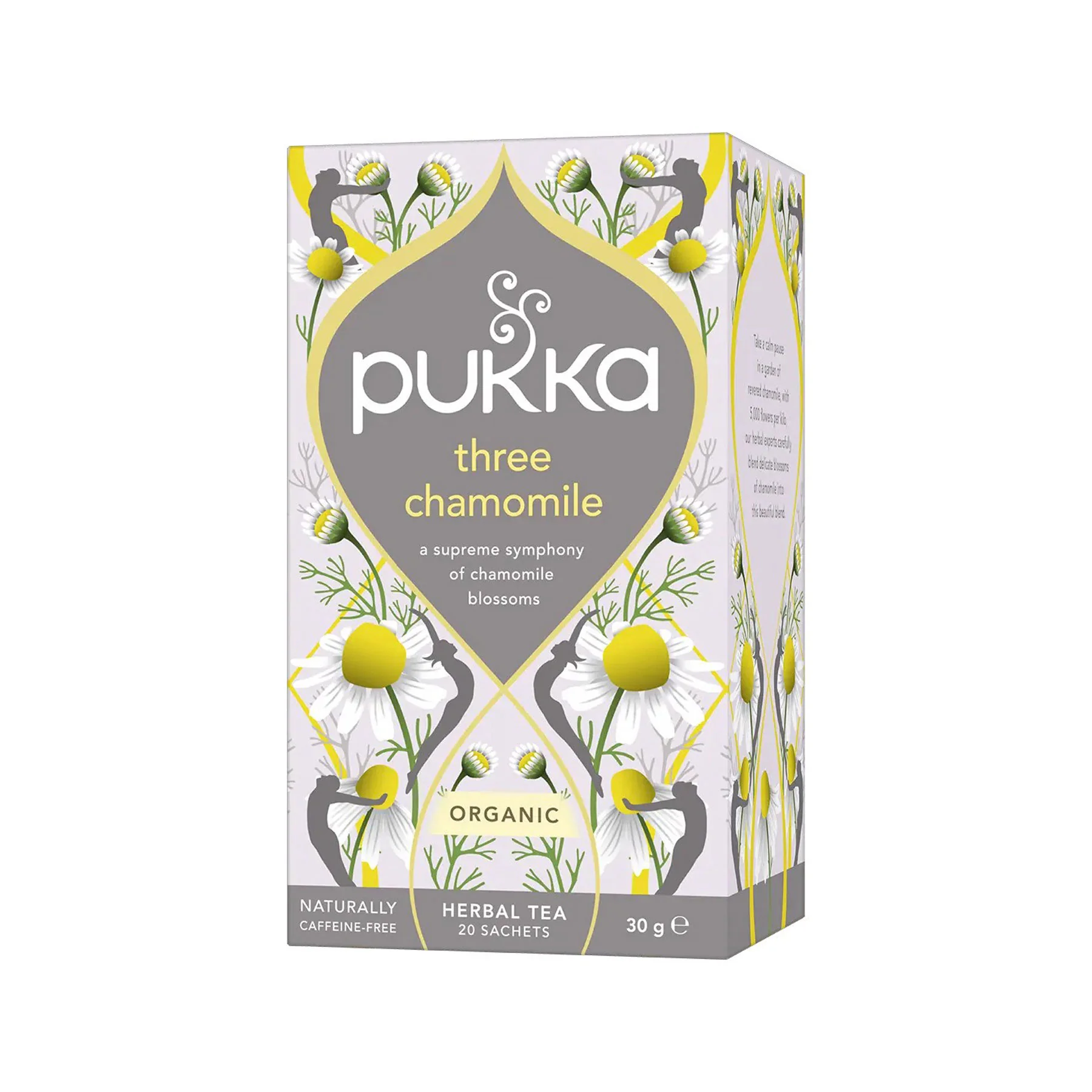 Three chamomile 20 tea bags