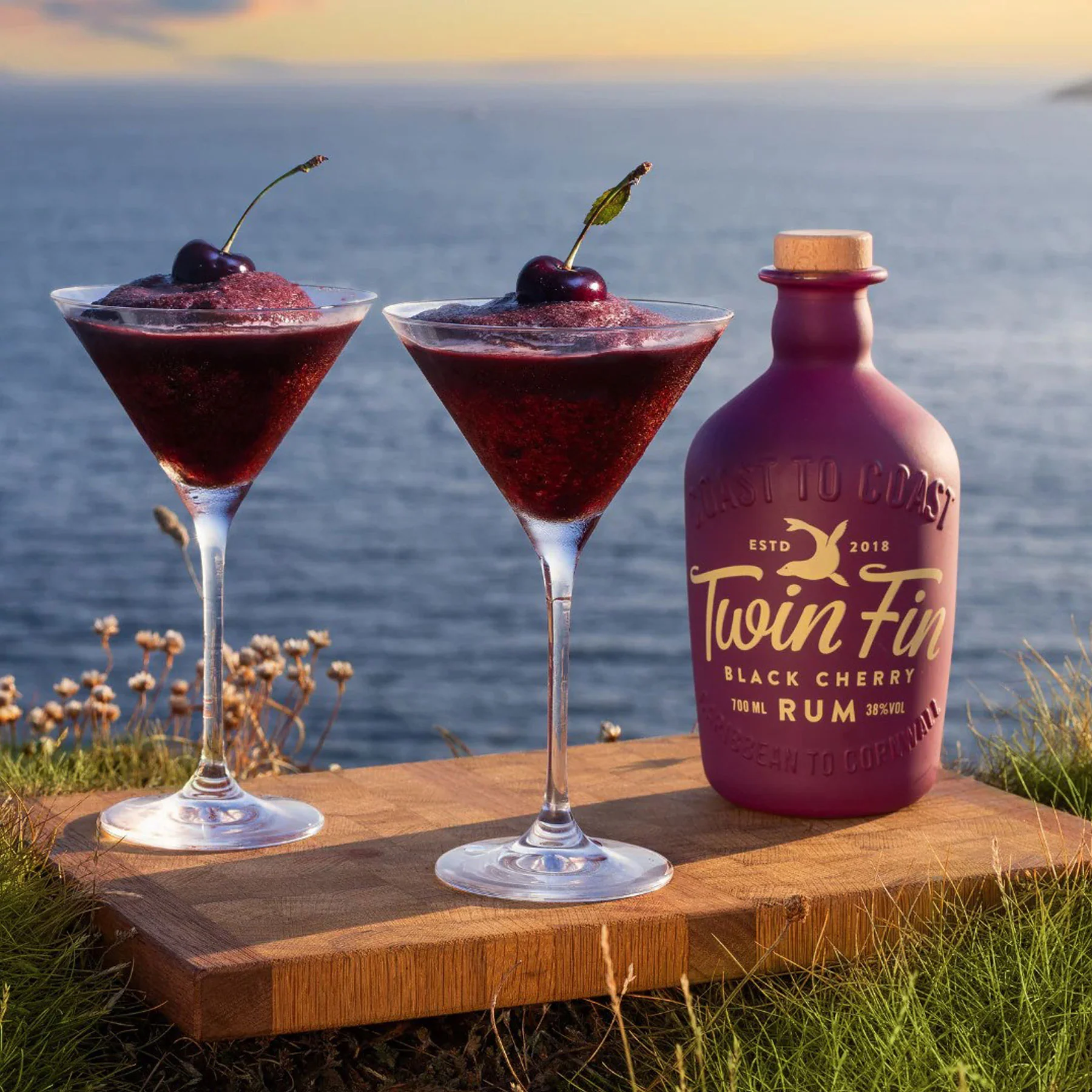 Black cherry rum 70cl - Image 2